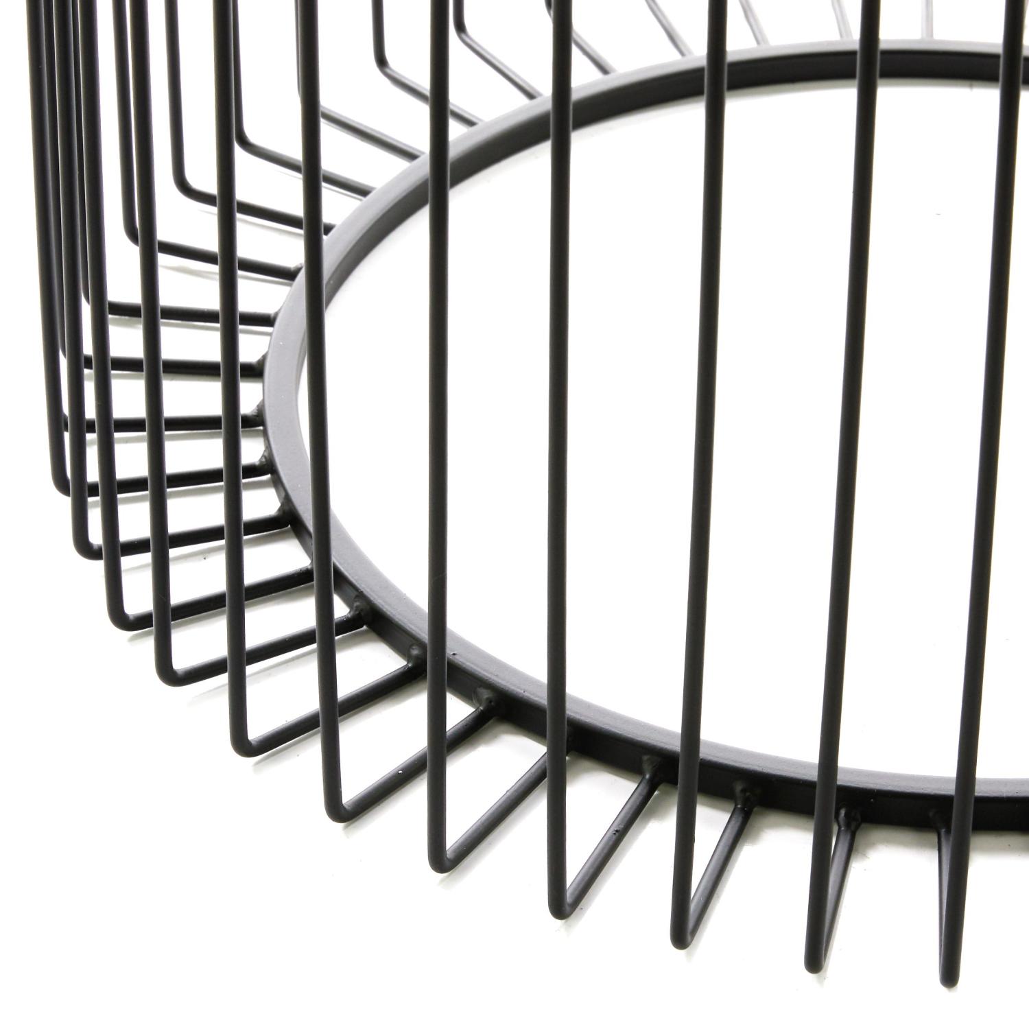 Mesa Auxiliar Fler 50X50X48 Negro Metal