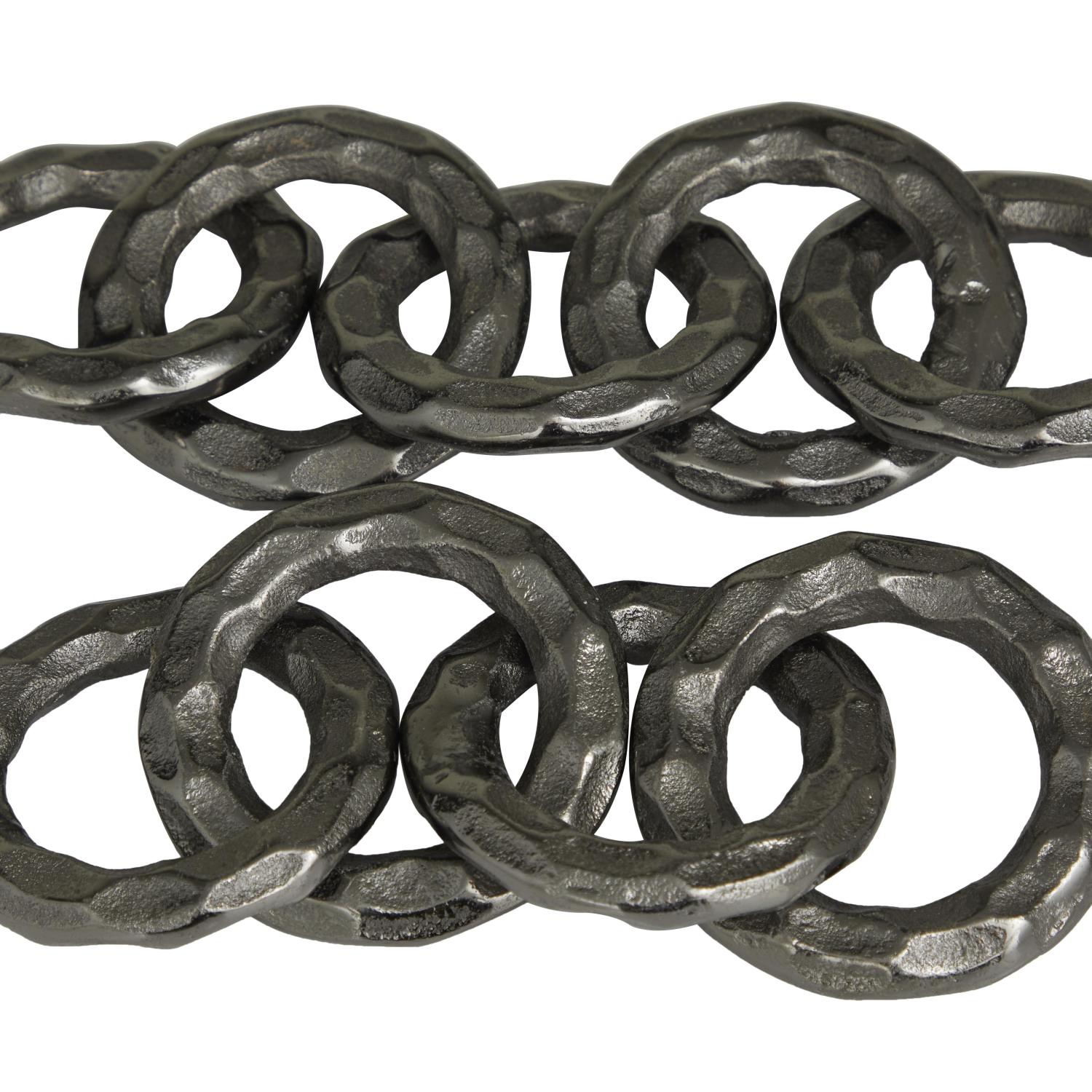 Figura 3X36X10 Negro Cadena Metalica Setx2
