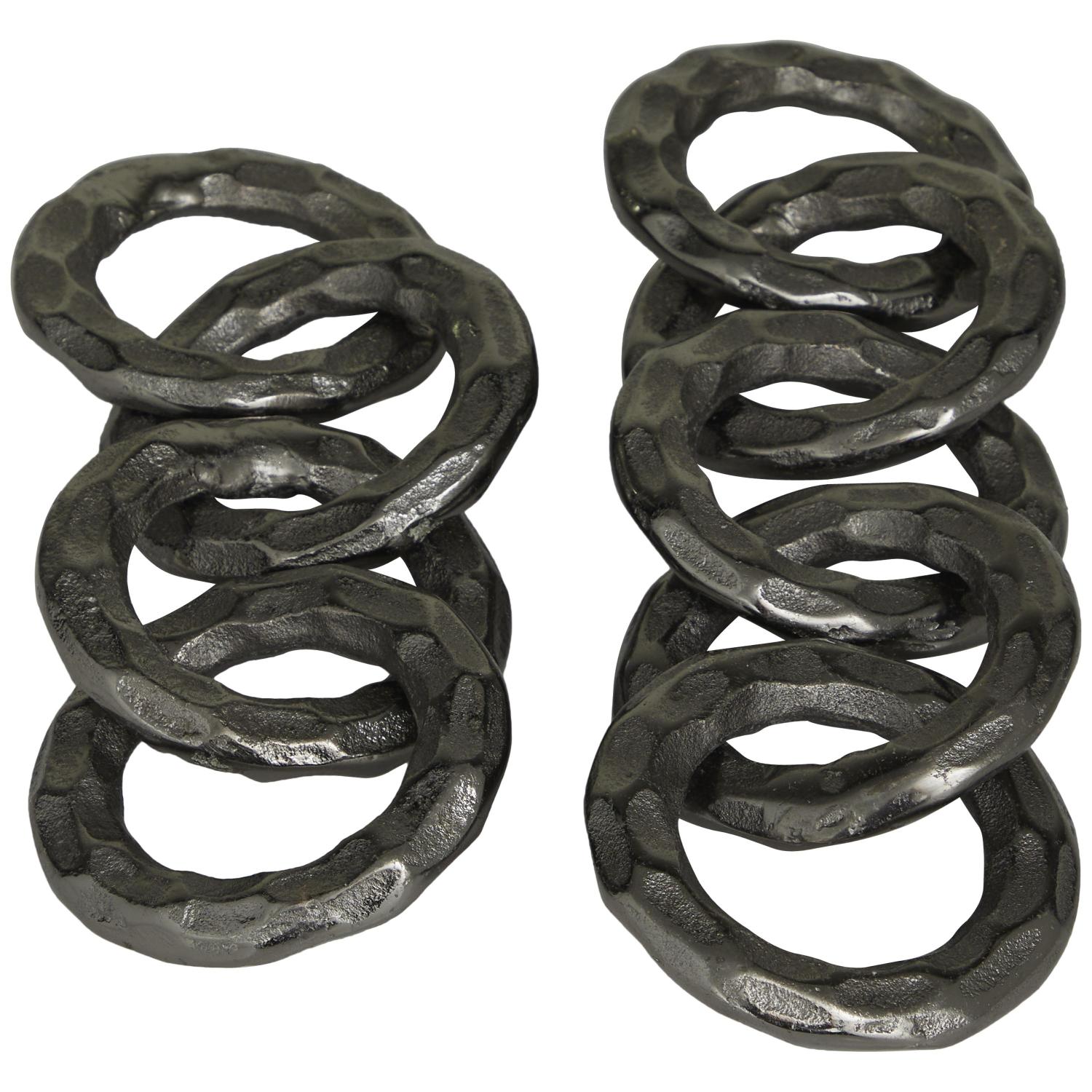 Figura 3X36X10 Negro Cadena Metalica Setx2