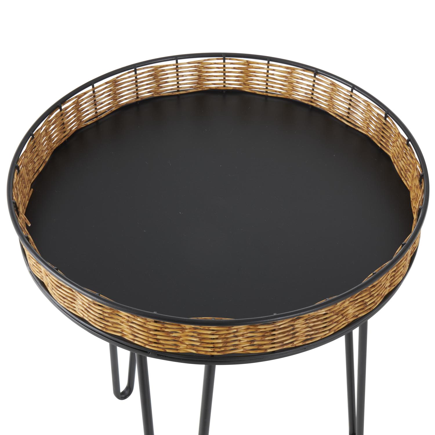 Mesa Auxiliar Tom Metal Tejido Setx3