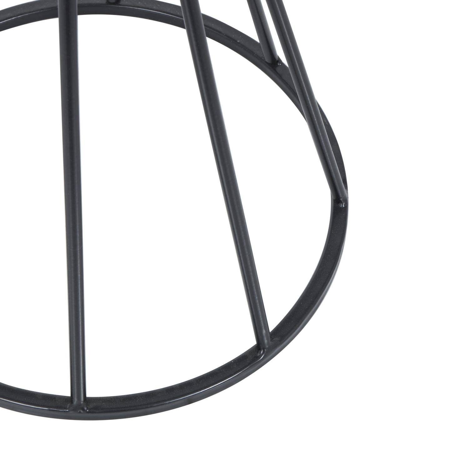 Mesa Auxiliar 76X30 Negro Lara Setx3