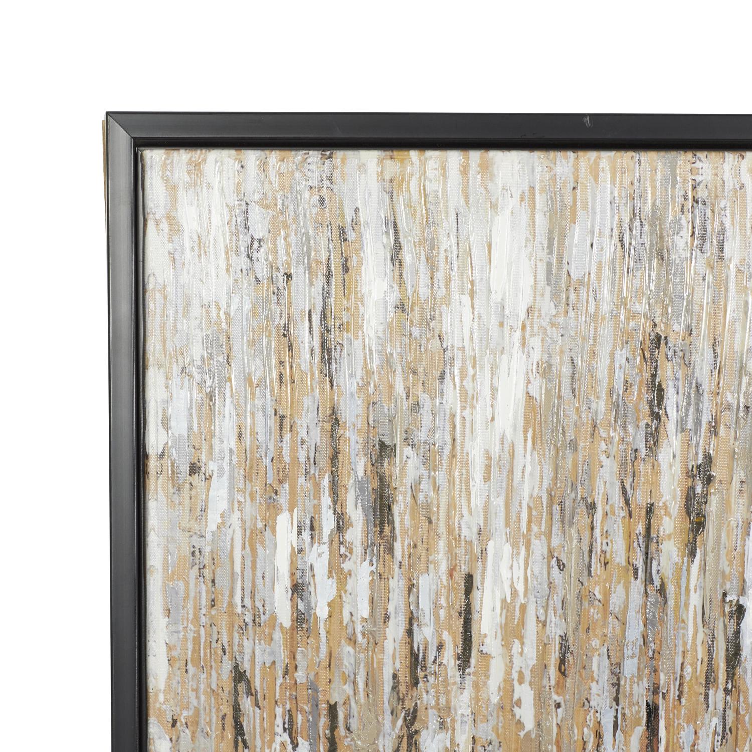 Cuadro Decorativo 126X126 Multicolor Abstracto