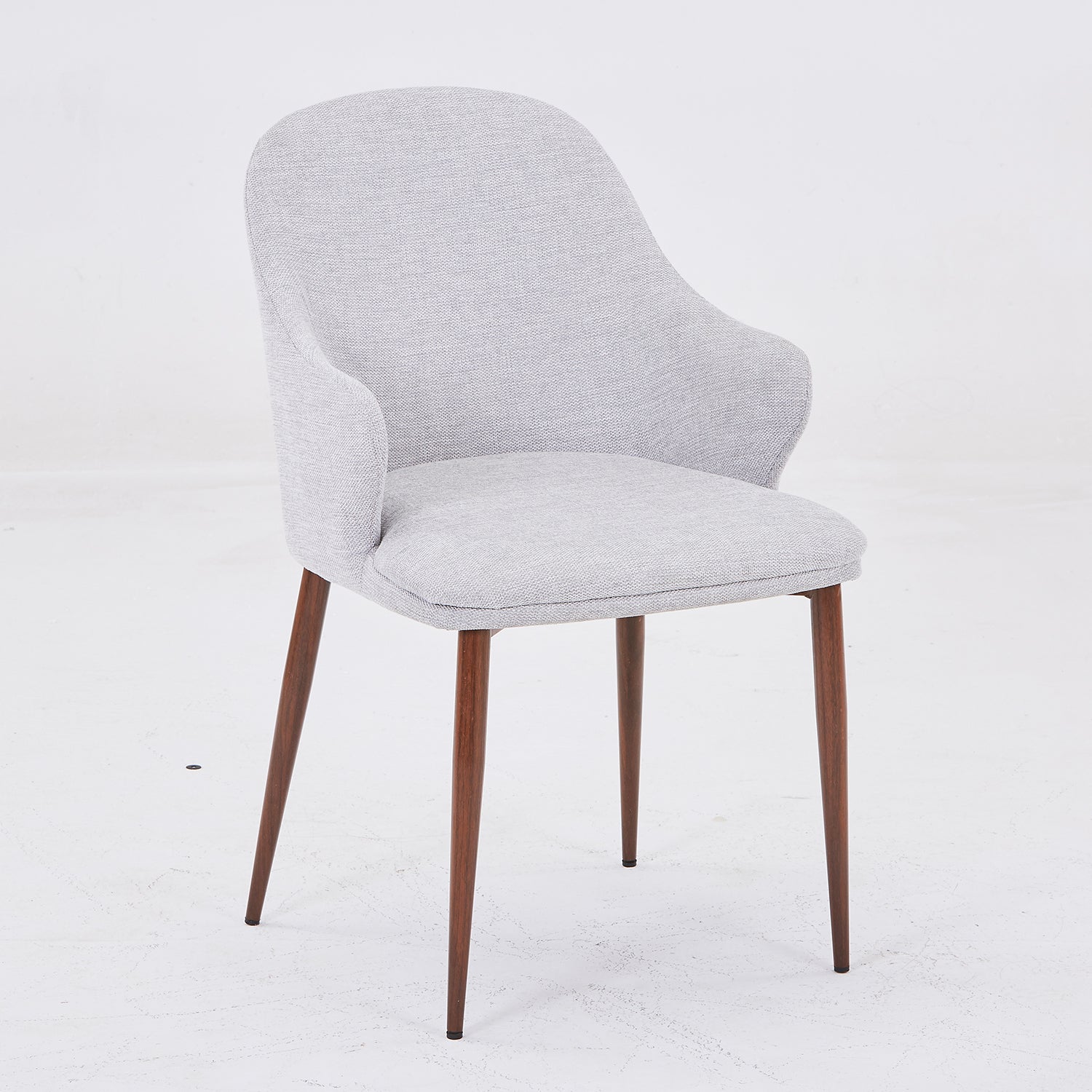 Silla Comedor Thanos Lino Gris Claro Setx2