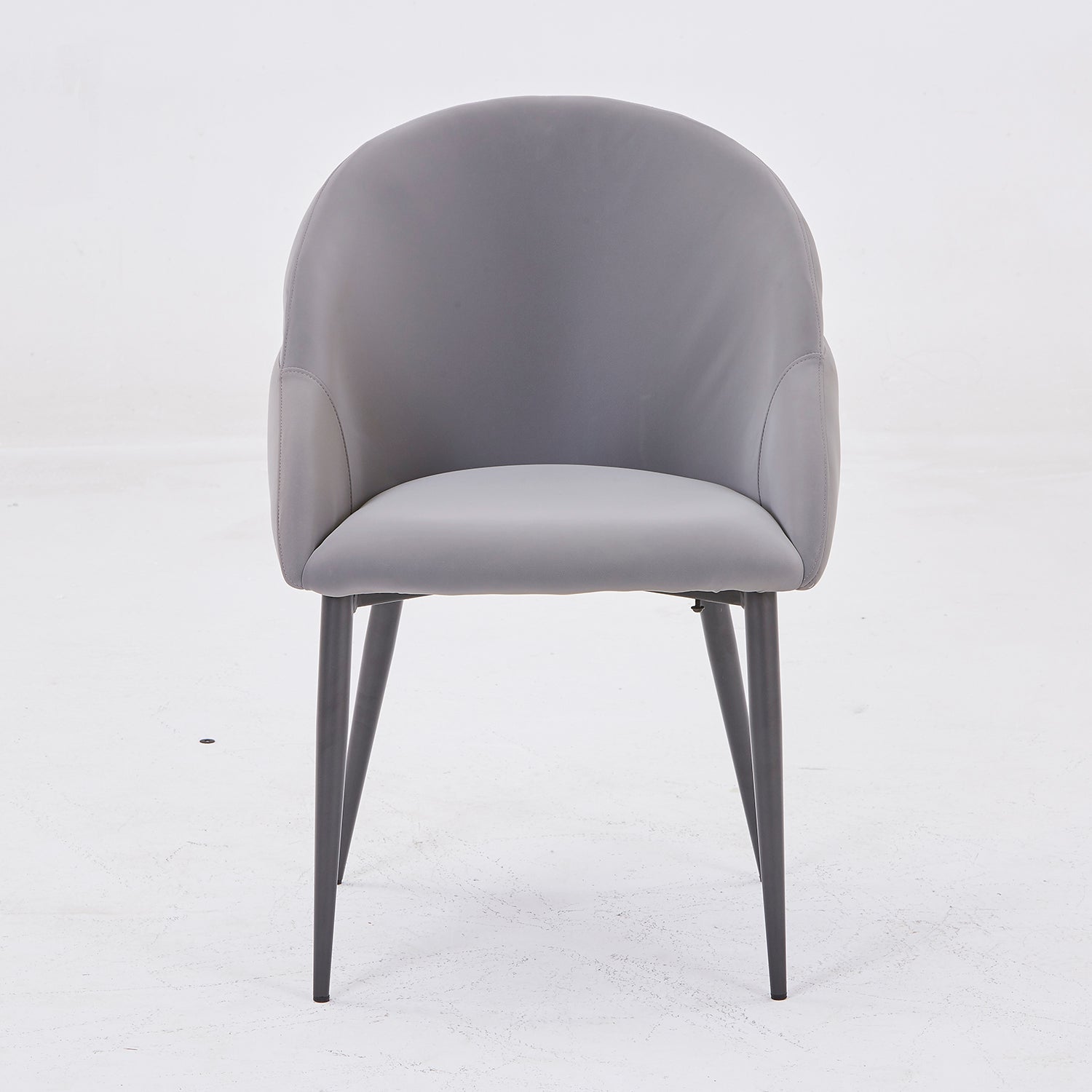 2 Sillas de Comedor Toscana Velvet Plata
