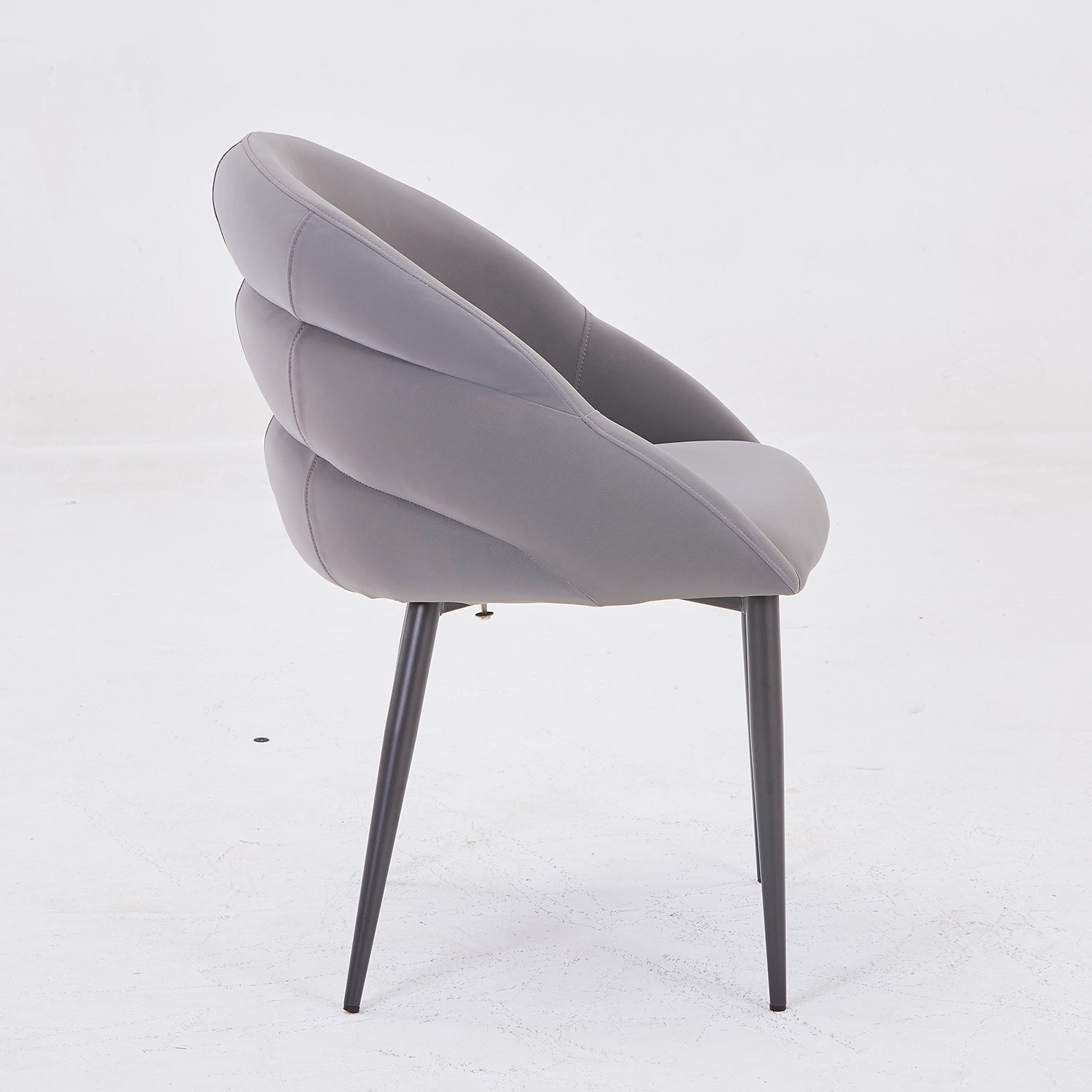 2 Sillas de Comedor Toscana Velvet Plata
