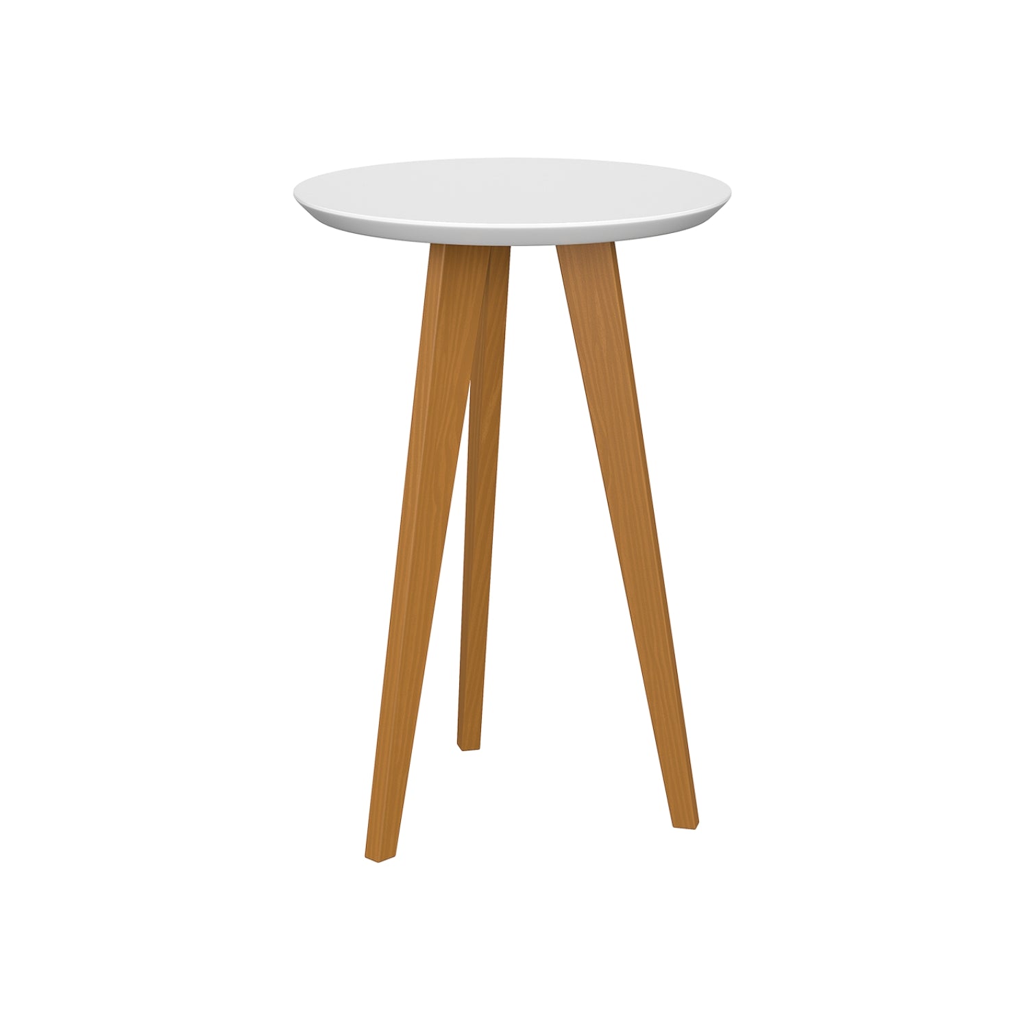 Mesa de Noche Infantil Andry Blanco, Natural