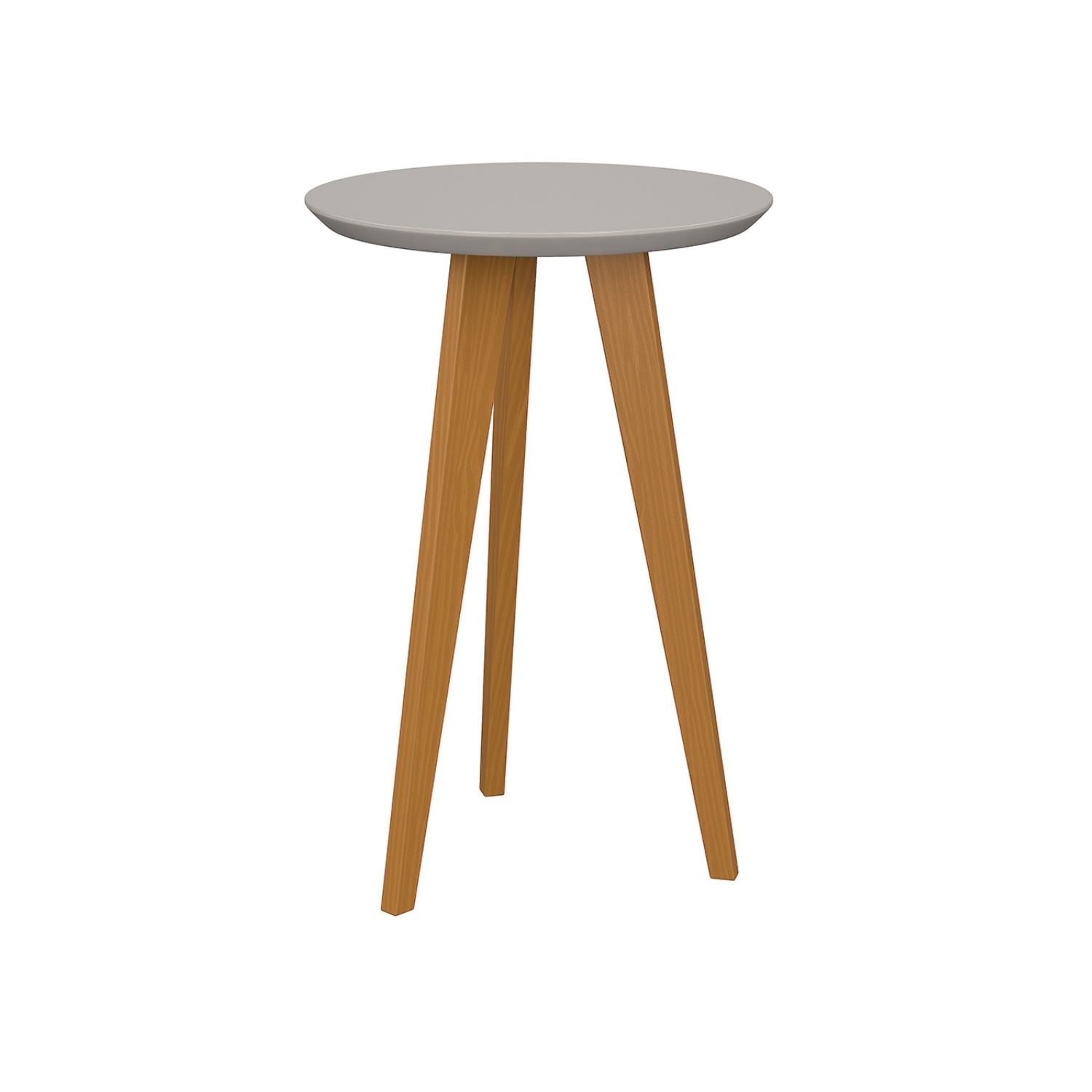 Mesa de Noche Andry Gris, Natural