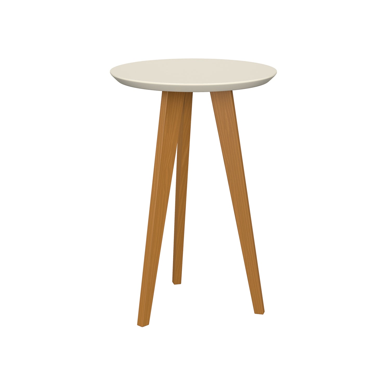 Mesa de Noche Andry Off White, Natural
