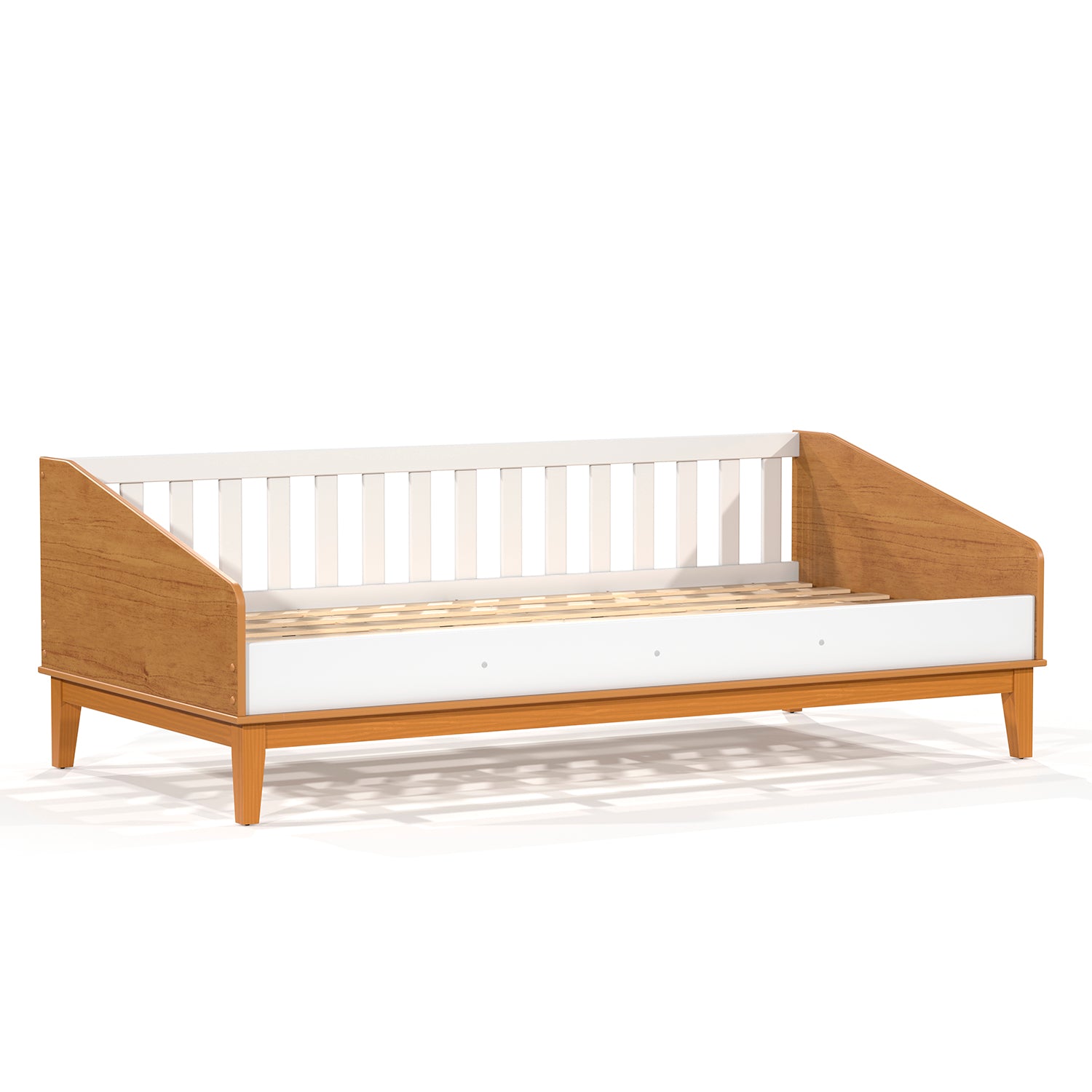 Cama 0.90 Tivoly Blanco, Natural
