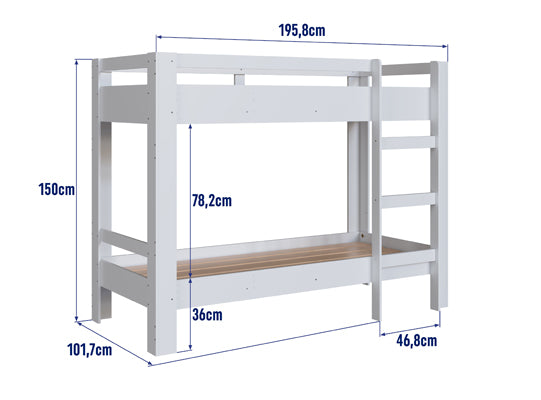 Camarote 0.90 Bonai  Blanco