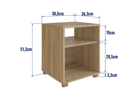 Mesa de Noche Donny Natural