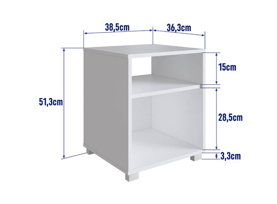Mesa de Noche Donny Blanco