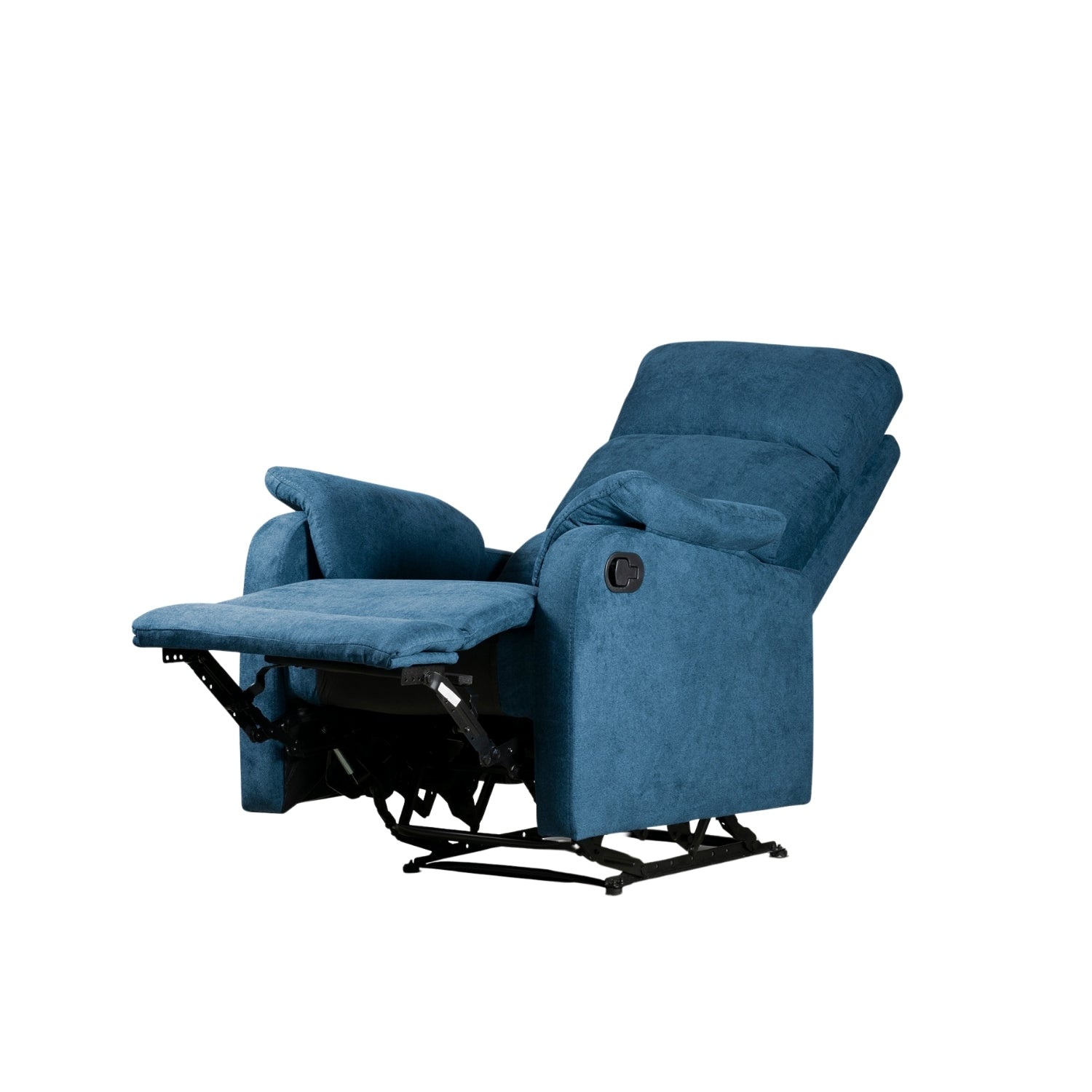 Sillón Reclinable Sensación Microfibra Kazan Azul