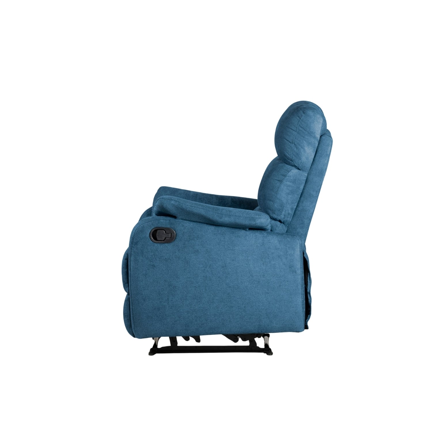 Sillón Reclinable Sensación Microfibra Kazan Azul