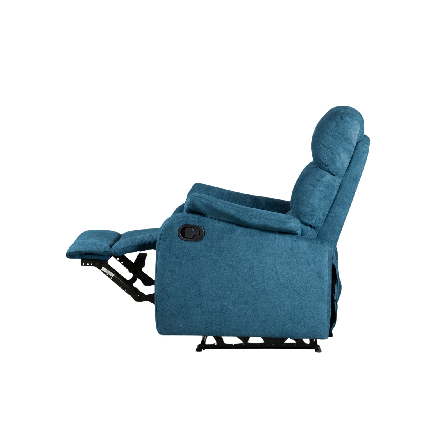 Sillón Reclinable Sensación Microfibra Kazan Azul