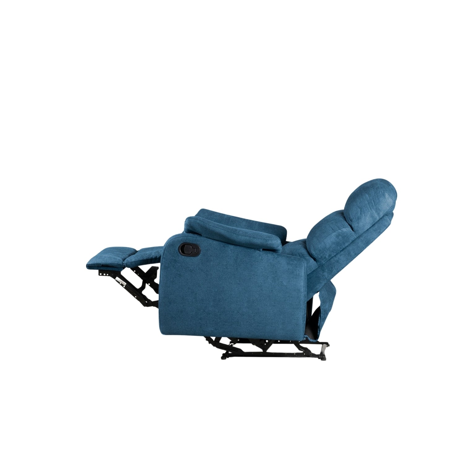 Sillón Reclinable Sensación Microfibra Kazan Azul