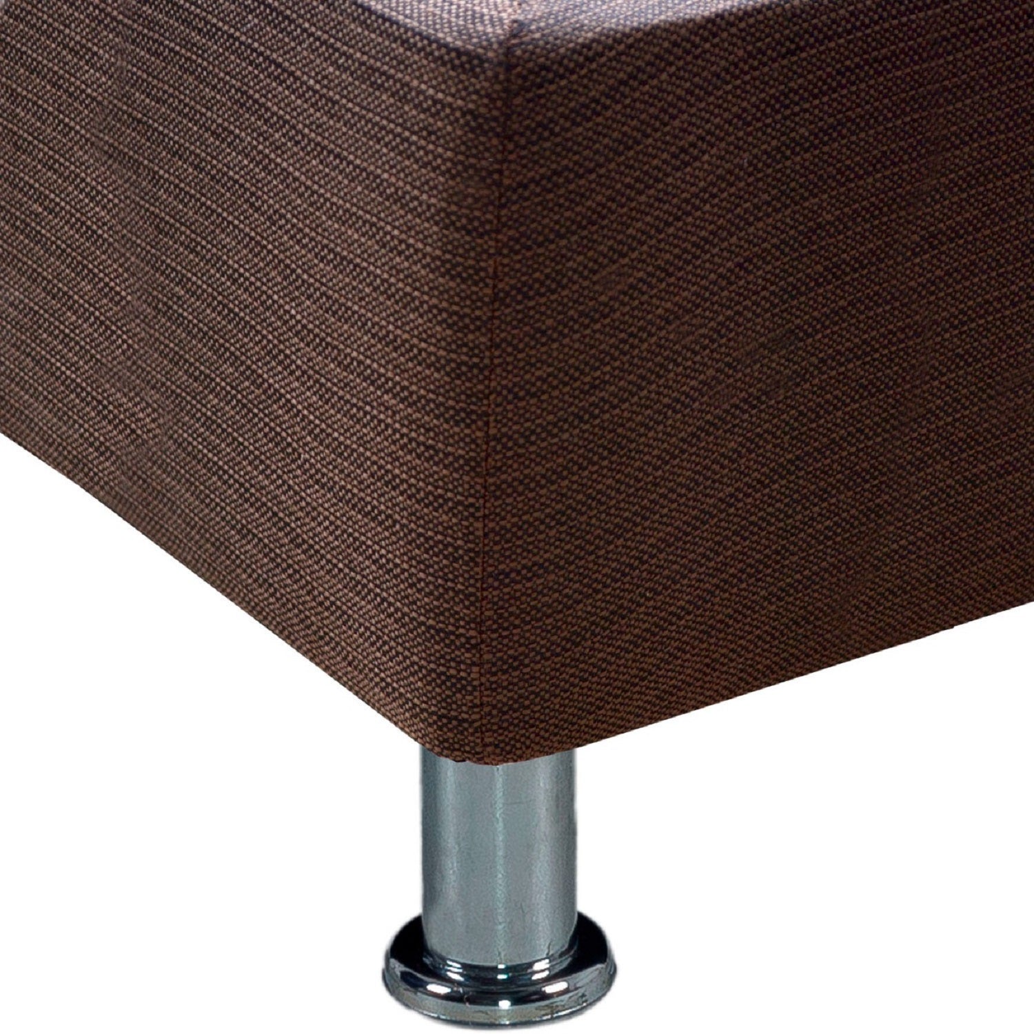 Base Cama Semi Doble Vibrant Tabaco Dividido