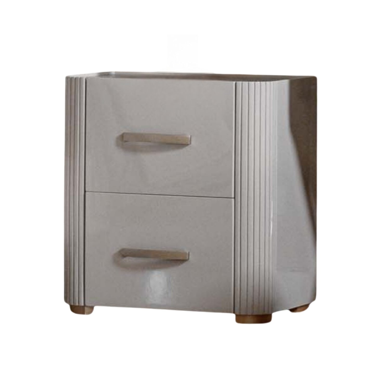 Mesa de Noche Sabina Taupe, Champaña