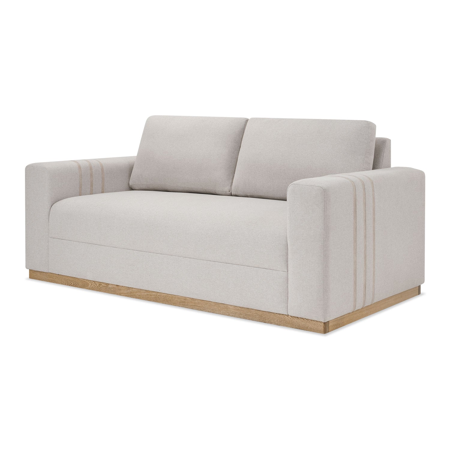 Sofa 3 Puestos Montana Lino Taupe, Natural