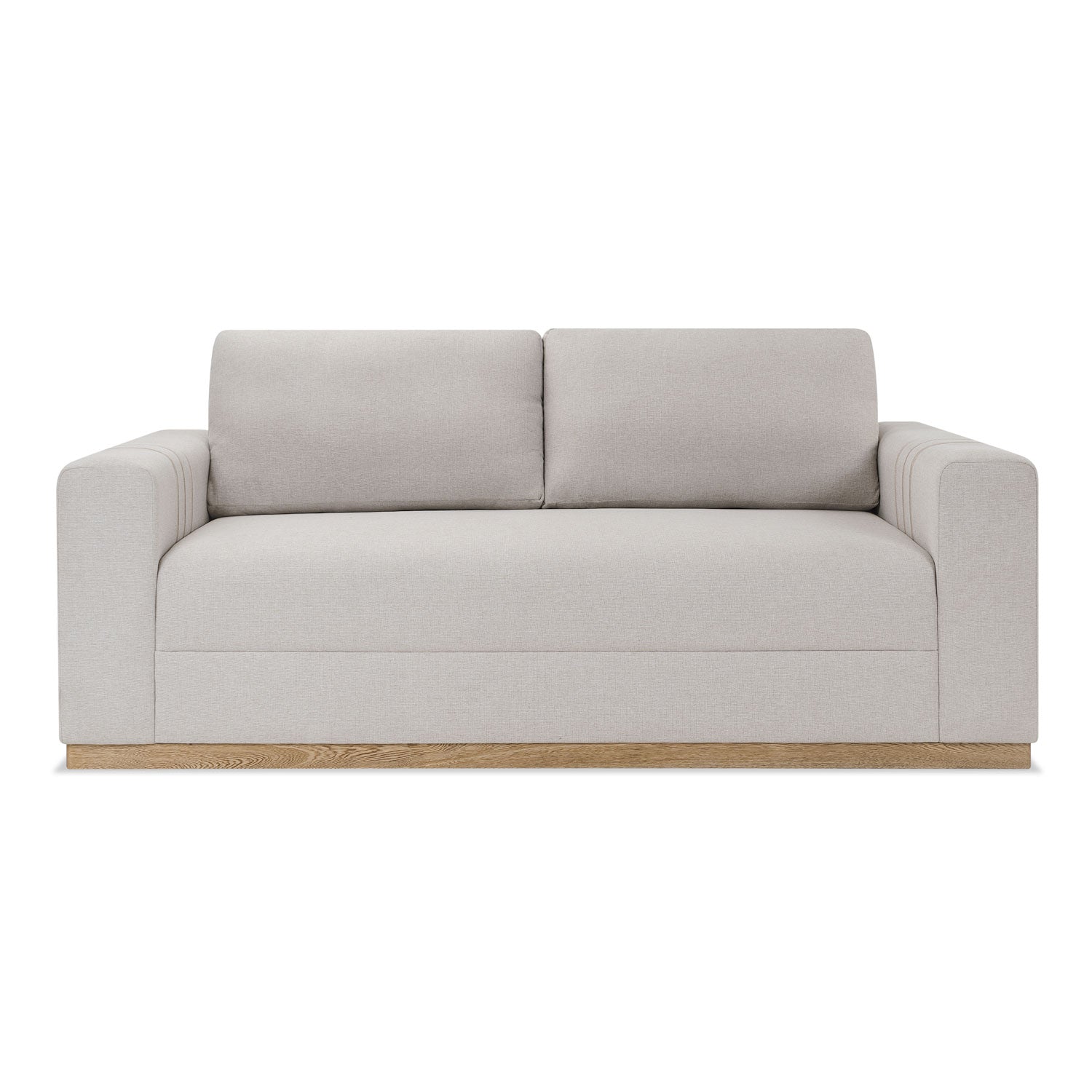 Sofa 3 Puestos Montana Lino Taupe, Natural