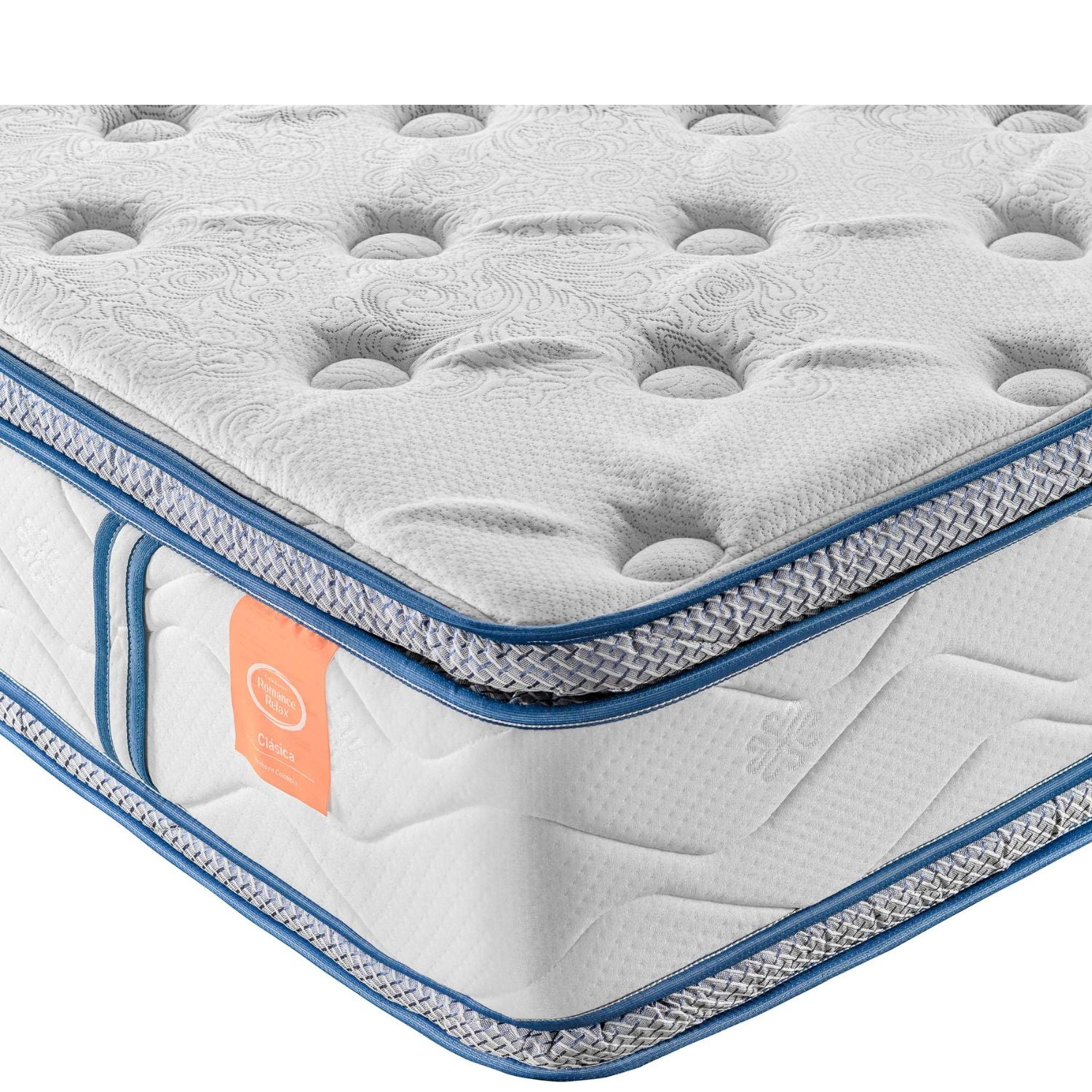 Colchón Doble Delta Doble Pillow Top + Puff