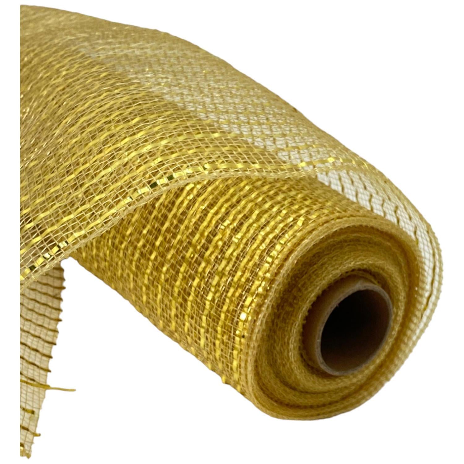 Malla 823X53Cm Dorado Navidad F241