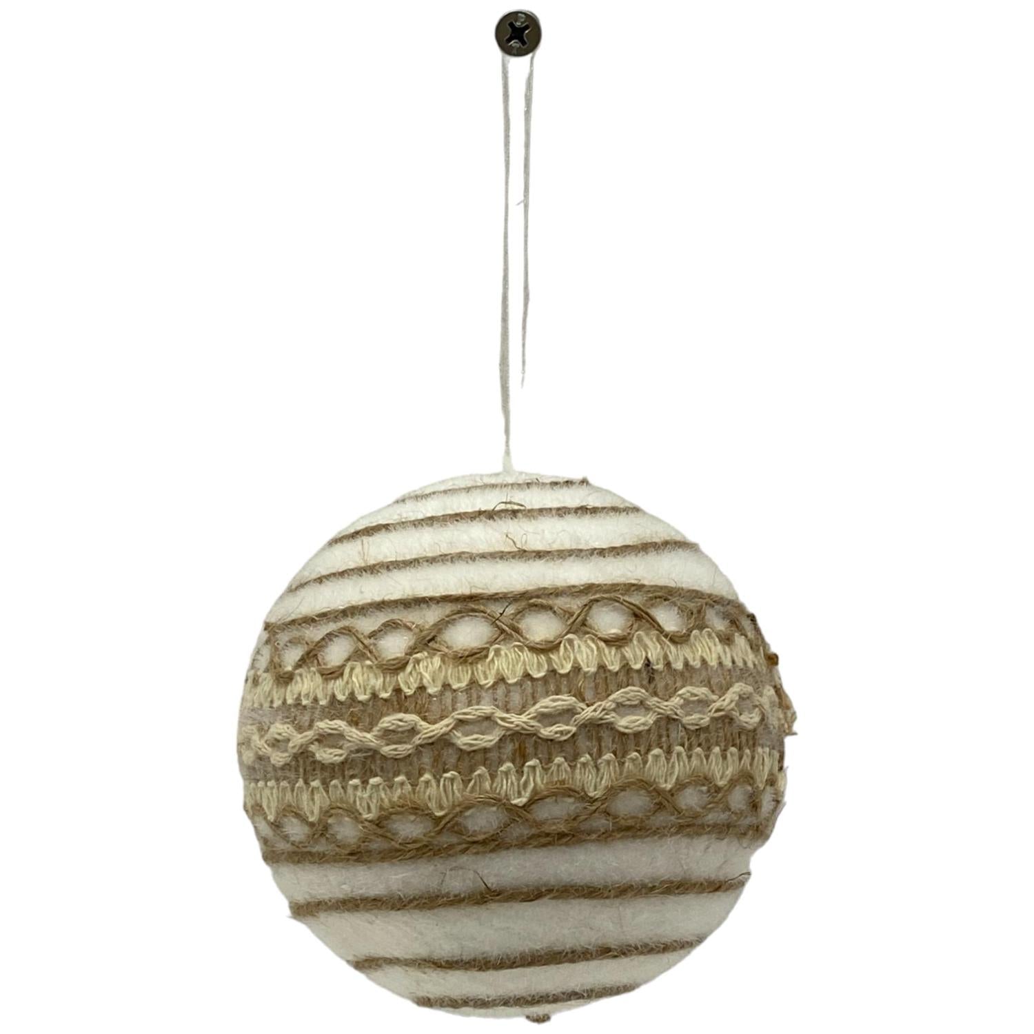 Colgante 10X10Cm Esfera Dorado Navidad   F241