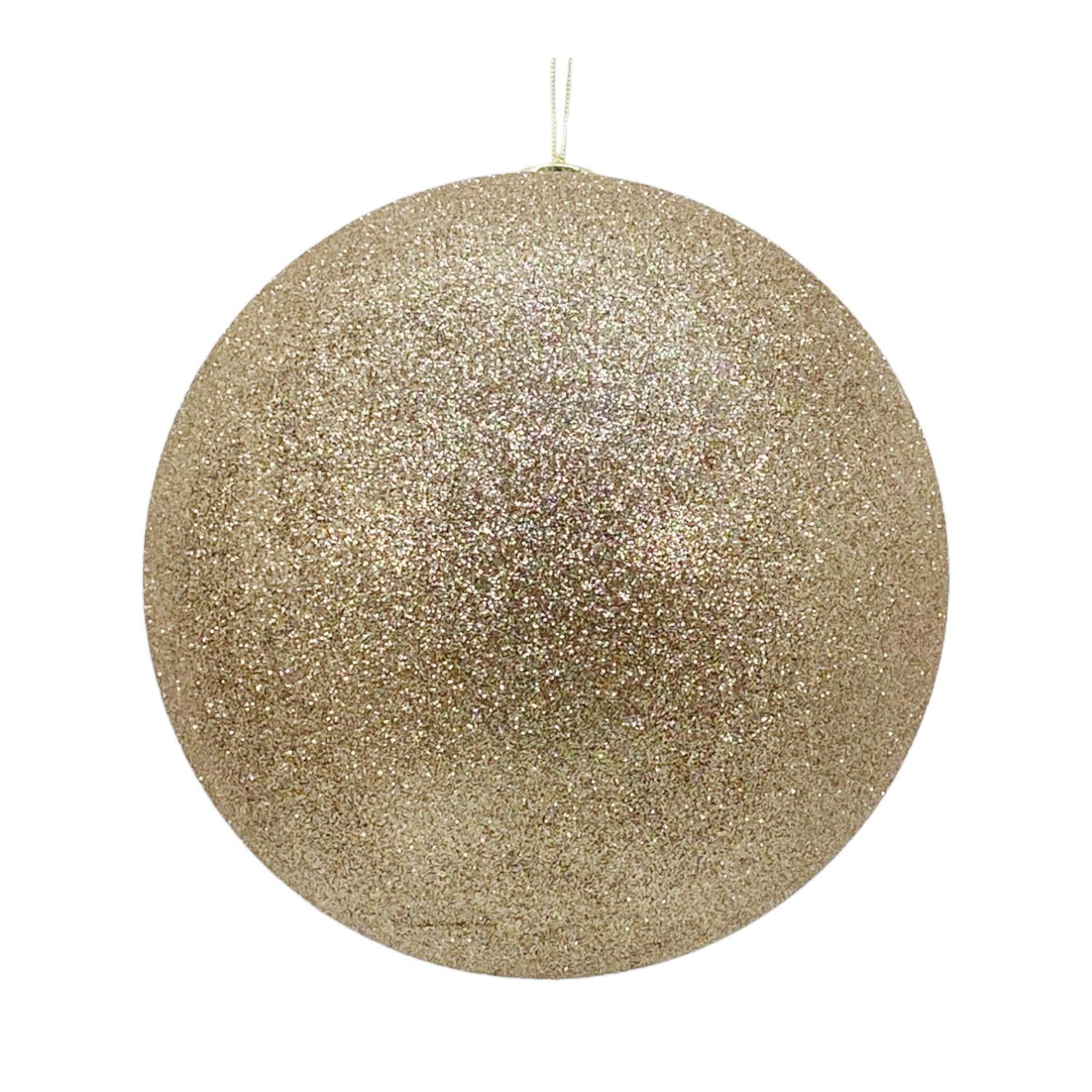 Colgante 20X20Cm Esfera Oro Navidad   F241