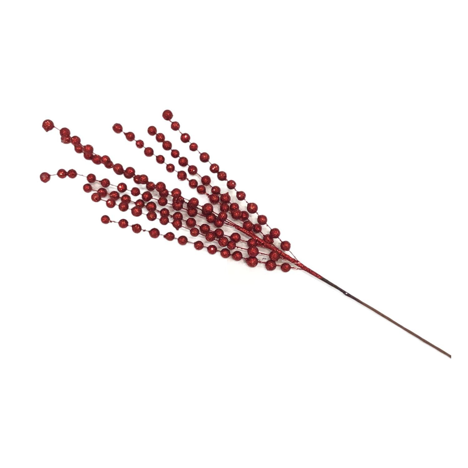 Rama 60Cm Pick Navidad Rojo   F241