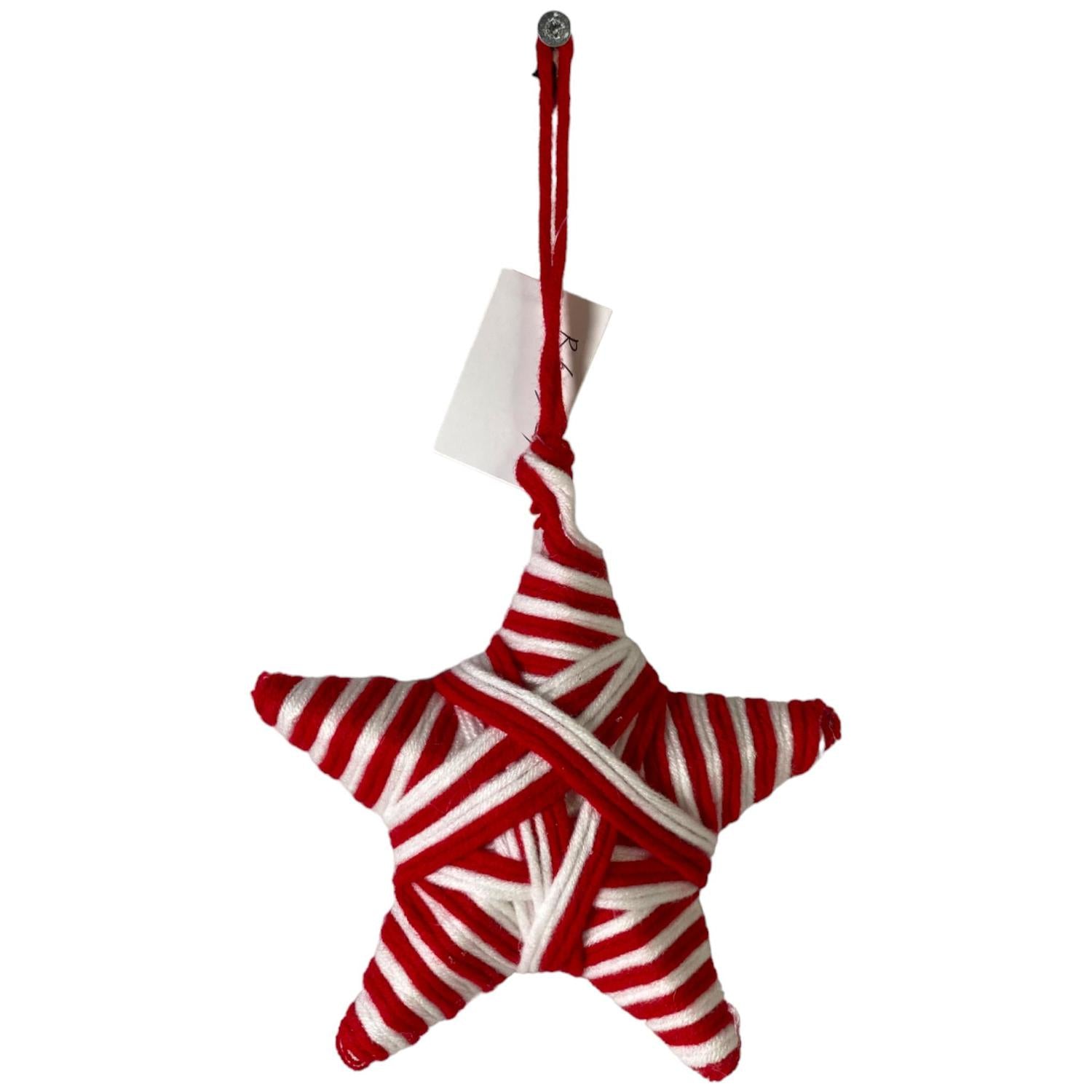 Colgante 14X14Cm Estrella Navidad   F241
