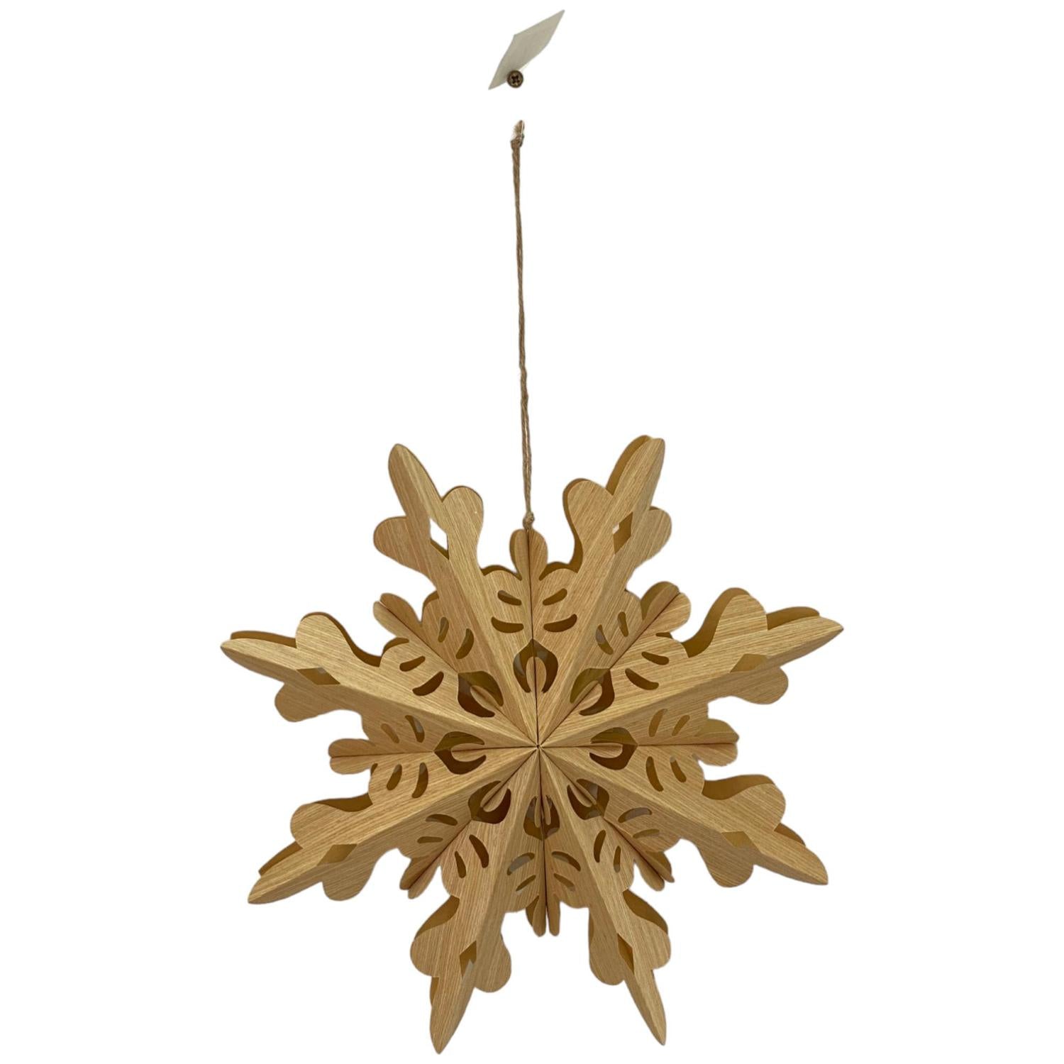 Colgante 30X30Cm Estrella Navidad   F241