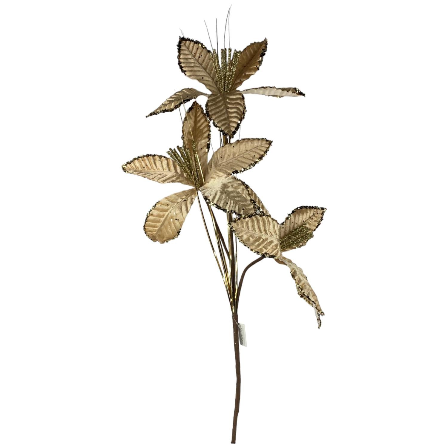 Rama 90X10Cm Flor Navidad   F241