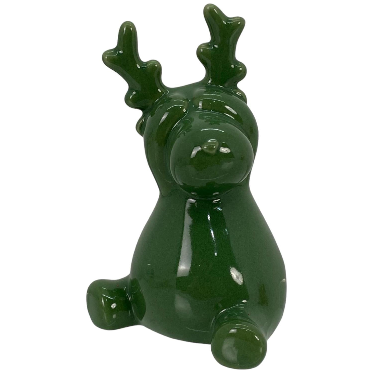 Reno 7X11Cm Navidad Verde  F241