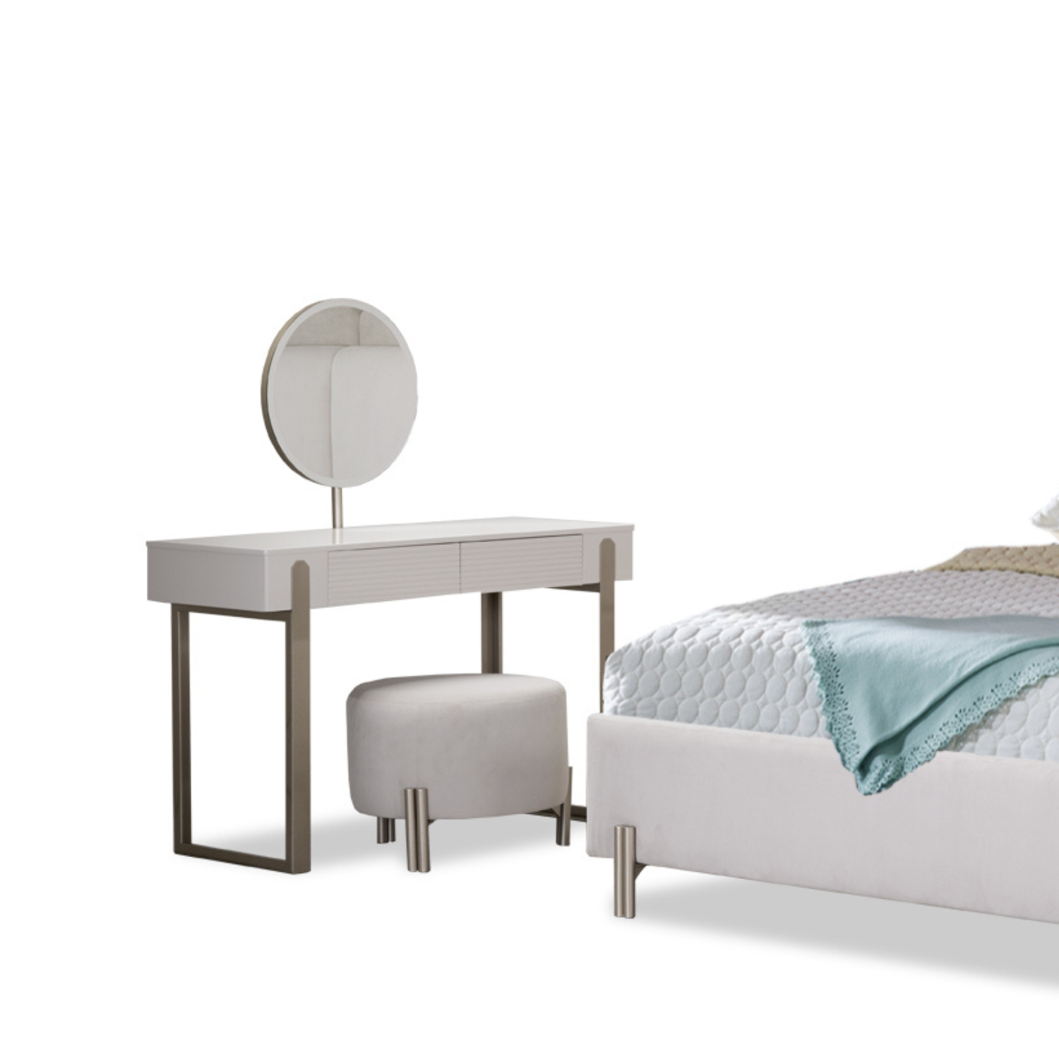 Tocador Gante Off White, Champaña
