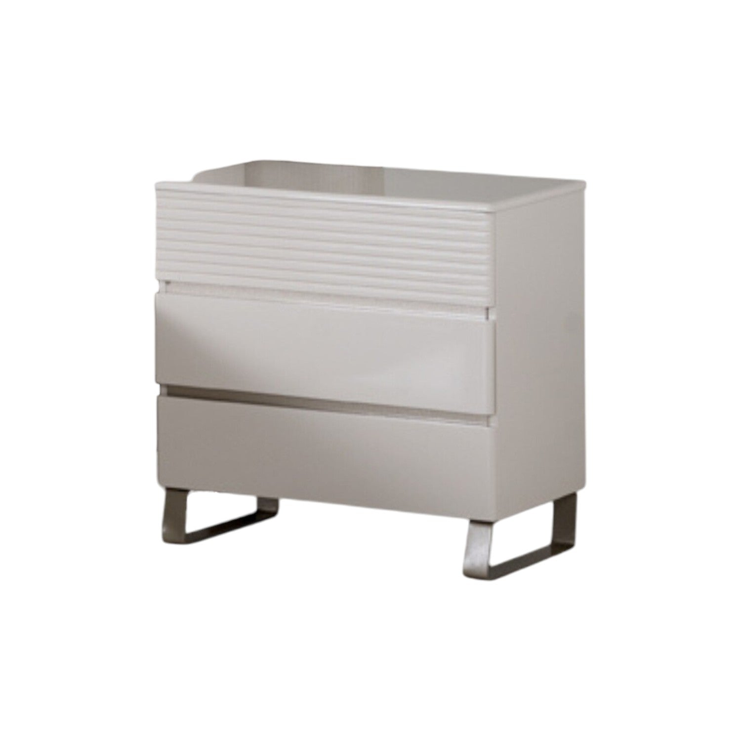 Nochero Gante Off White, Champaña