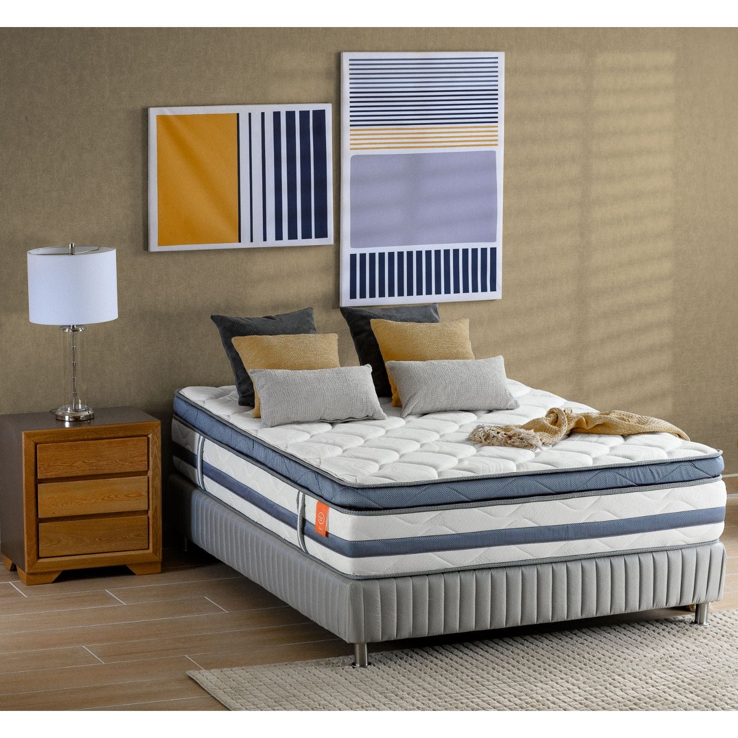 Colchón Semi Doble Renacer Pillow Top (Garantia 9 Años)