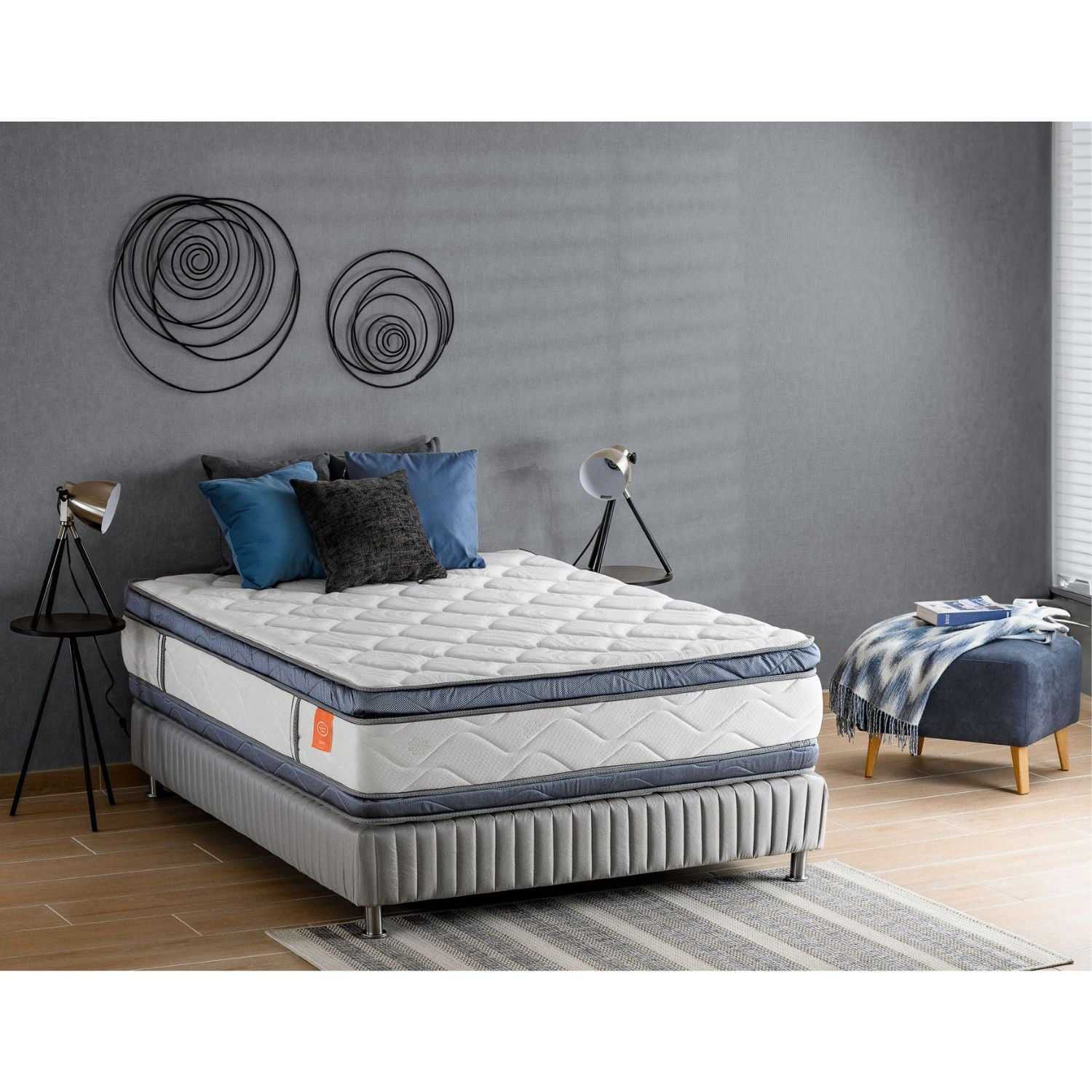 Colchón Queen Renacer Doble Pillow Top (Garantia 9 Años)