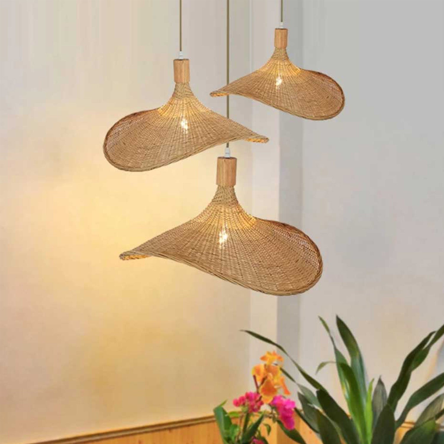 Lampara De Techo  22X40X22 Beige Gretel