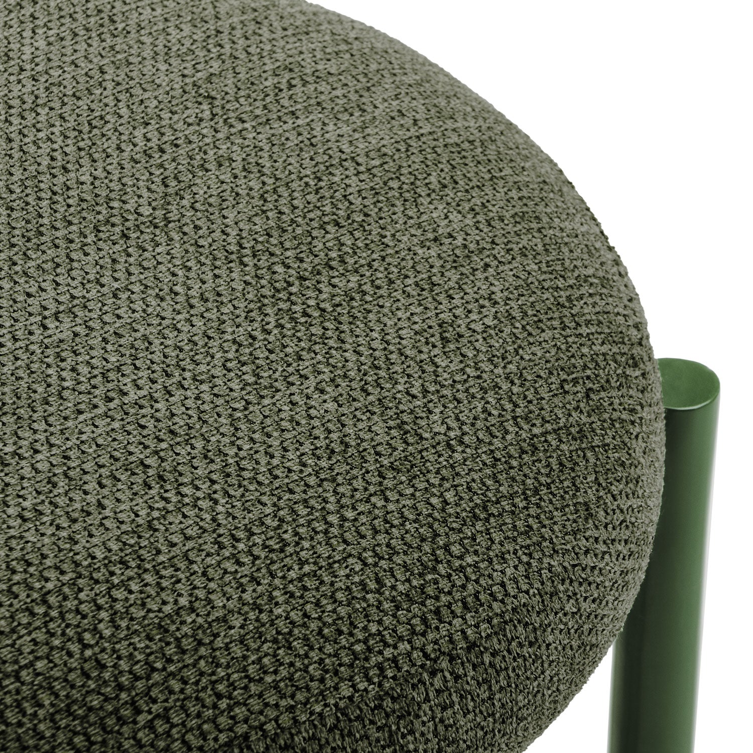 Silla Para Barra Arthur Velvet Verde Olivo