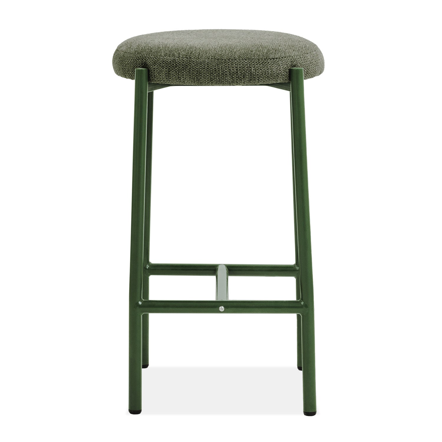 Silla Para Barra Arthur Velvet Verde Olivo
