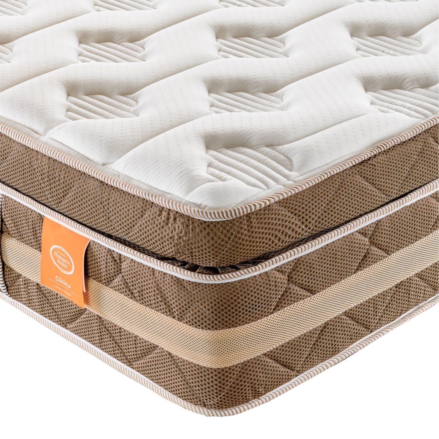 Colchón Semi Doble Florencia Pillow Top (Garantia 7 años)