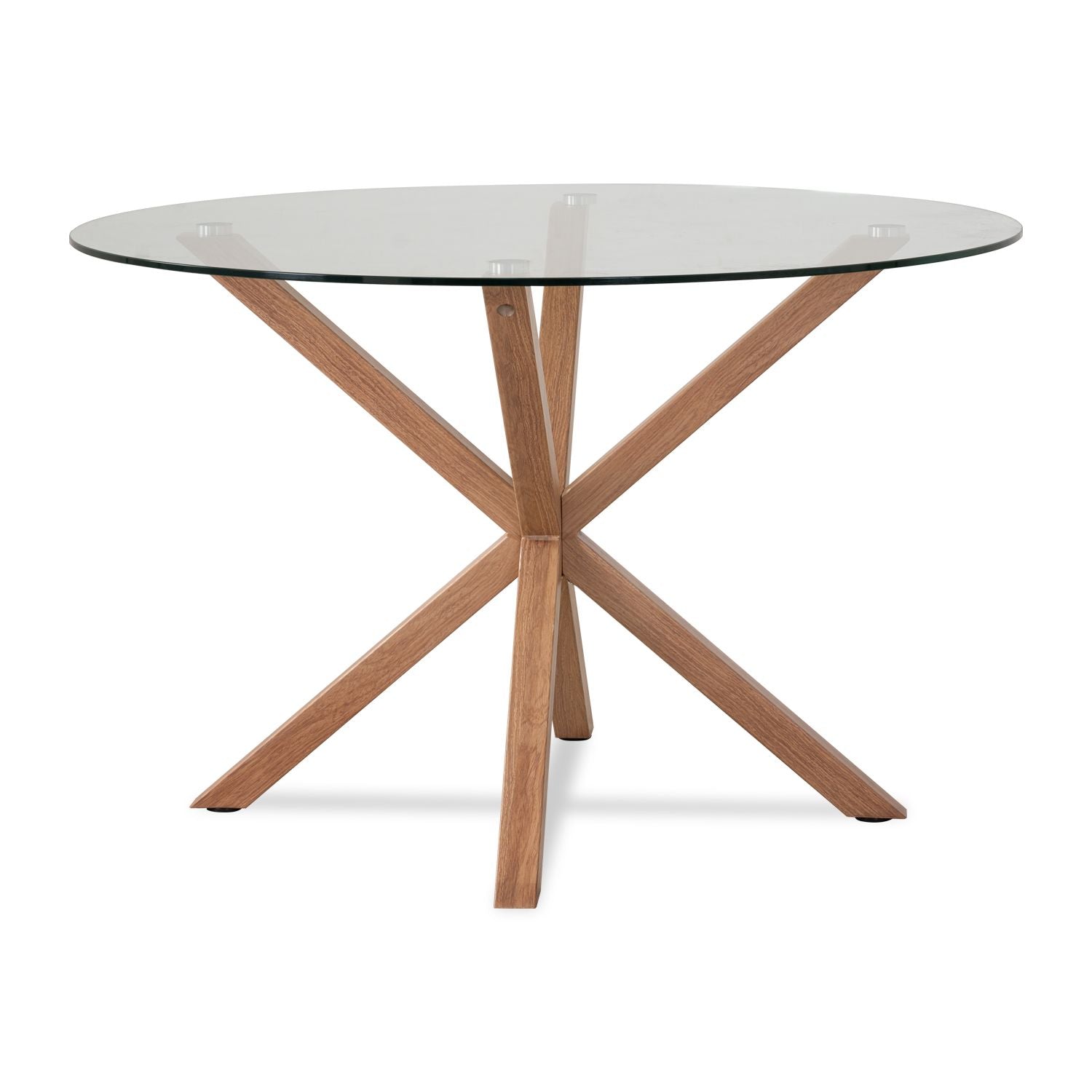 Comedor 4 Puestos Dousty Taupe, Natural