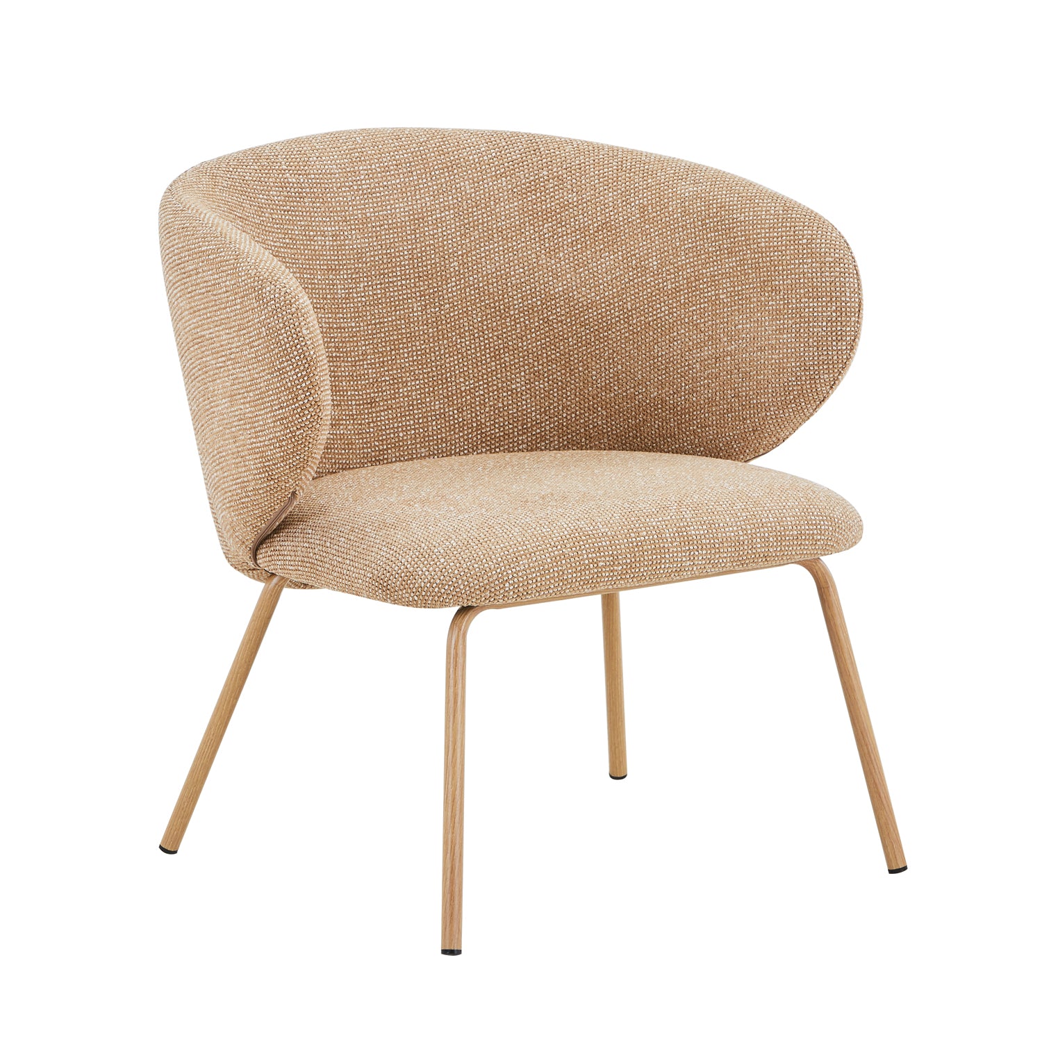 Poltrona Ginna Lino Mostaza, Natural