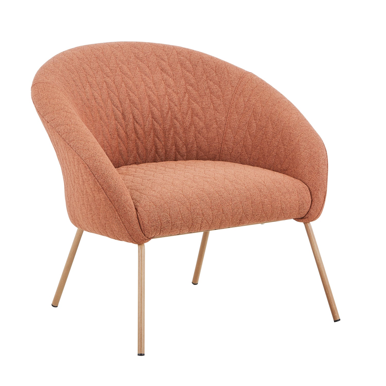 Poltrona Saray Lino Naranja, Natural