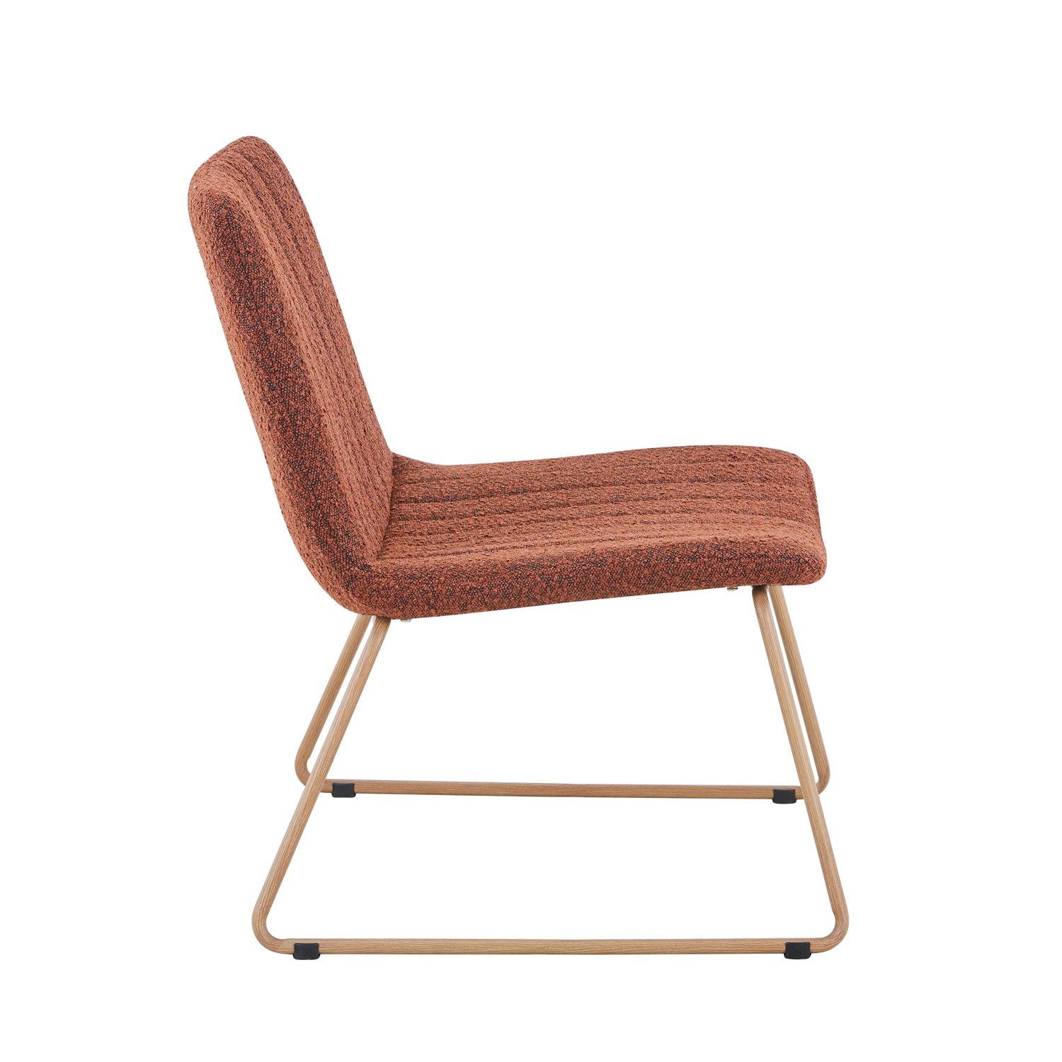 Poltrona Kronos Lino Ladrillo, Natural