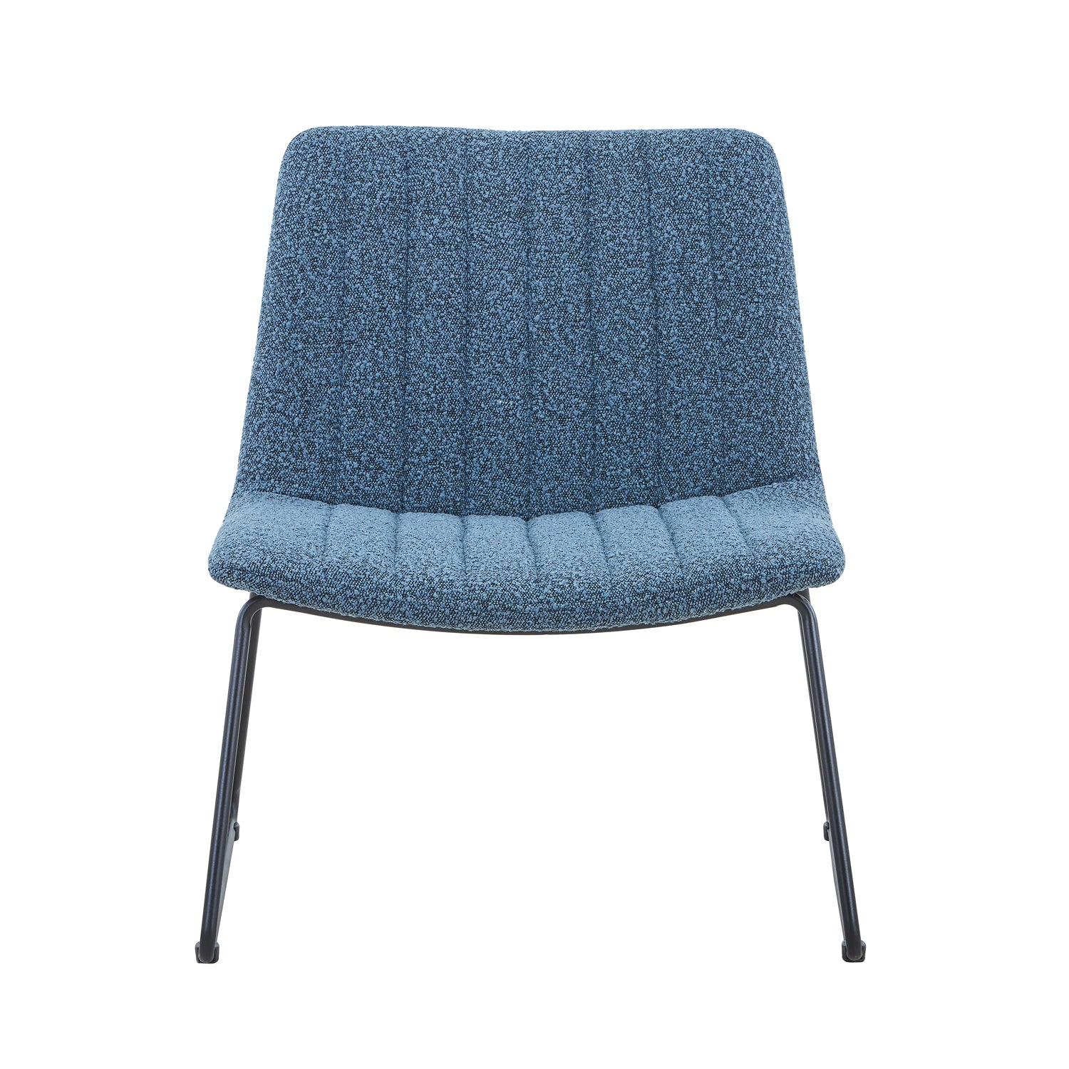 Poltrona Kronos Lino Azul, Negro