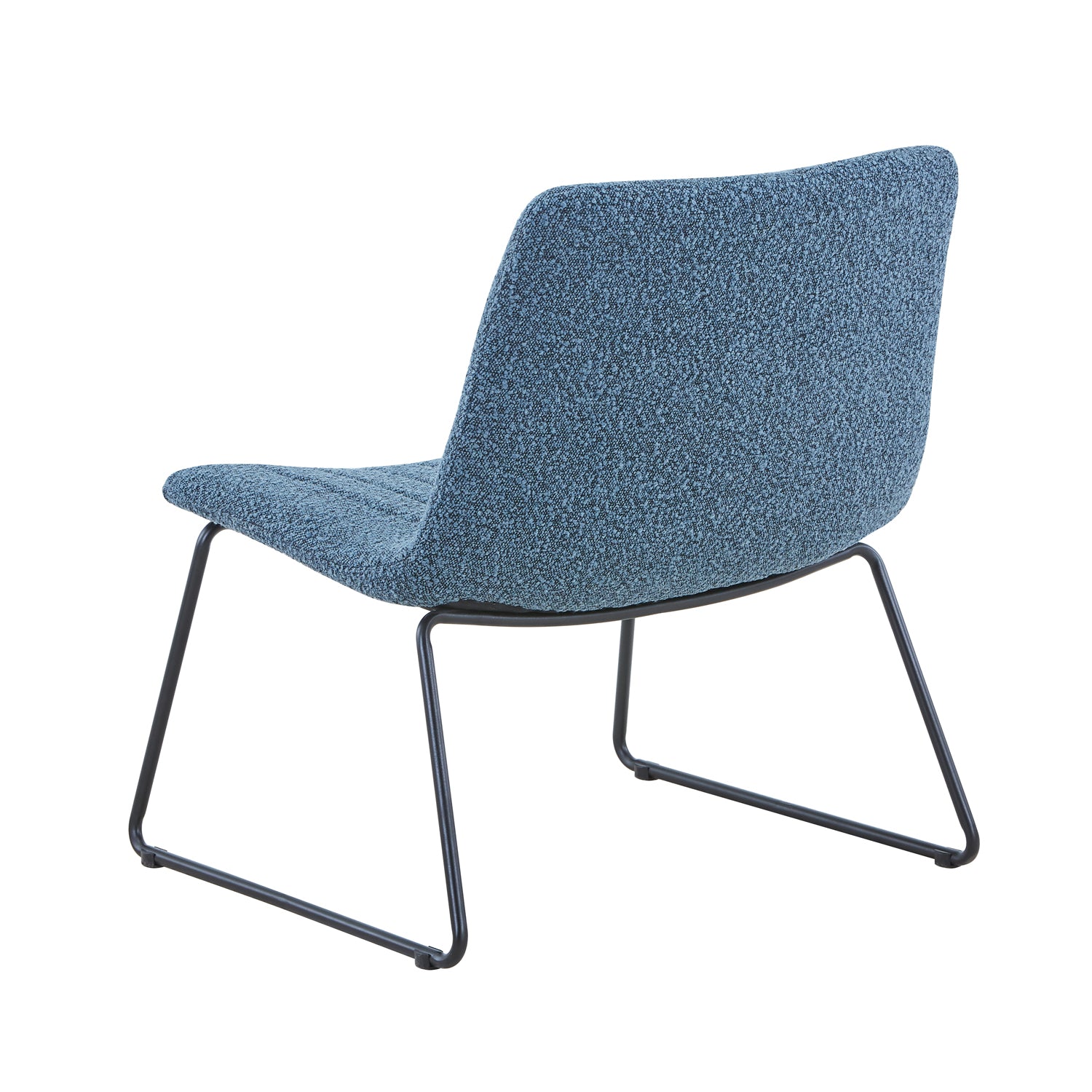 Poltrona Kronos Lino Azul, Negro