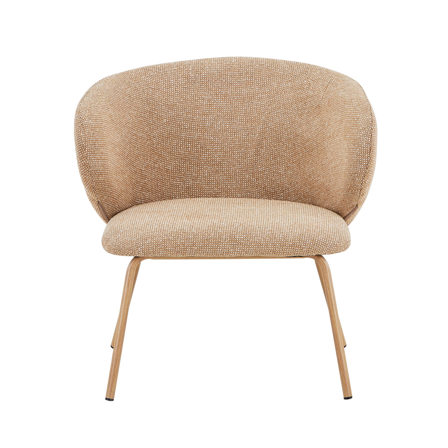 Poltrona Ginna Lino Mostaza, Natural