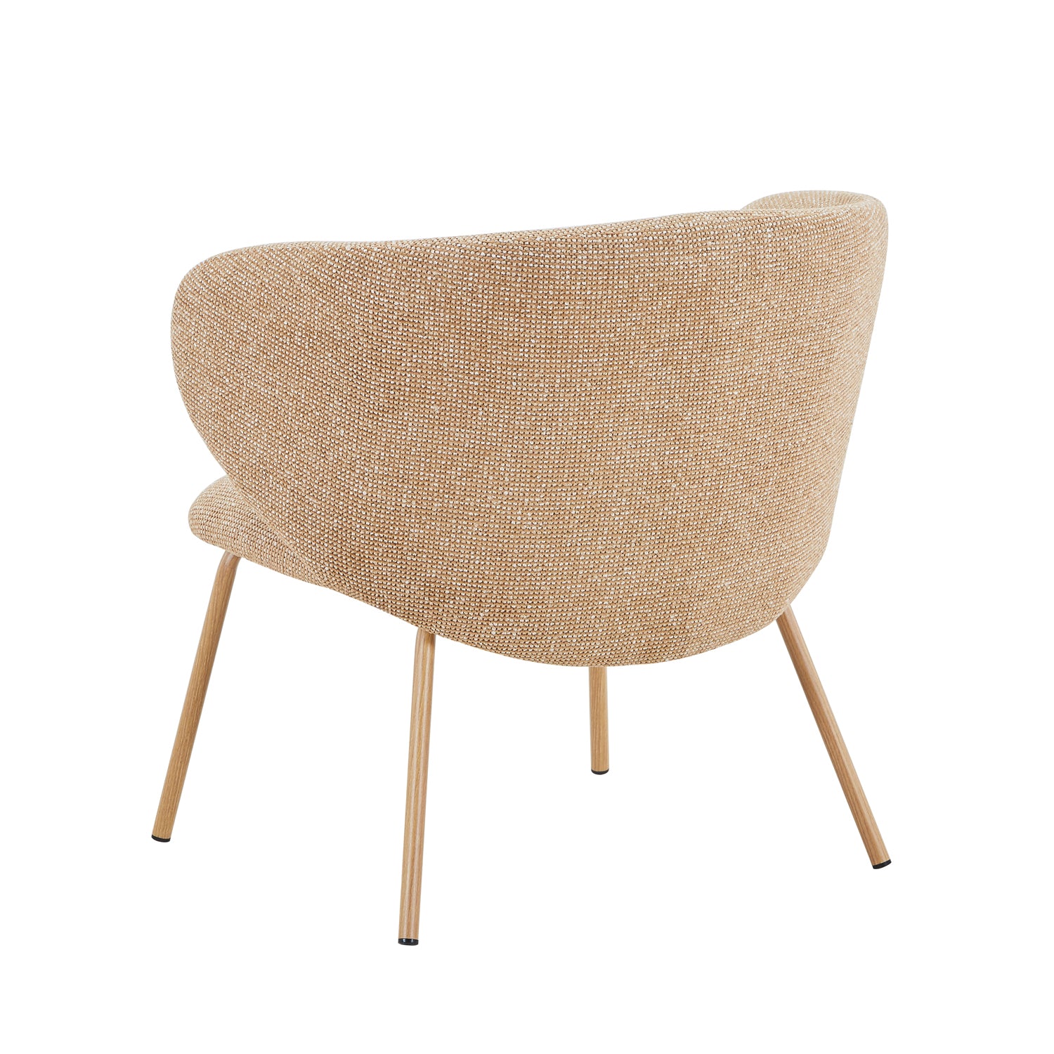 Poltrona Ginna Lino Mostaza, Natural