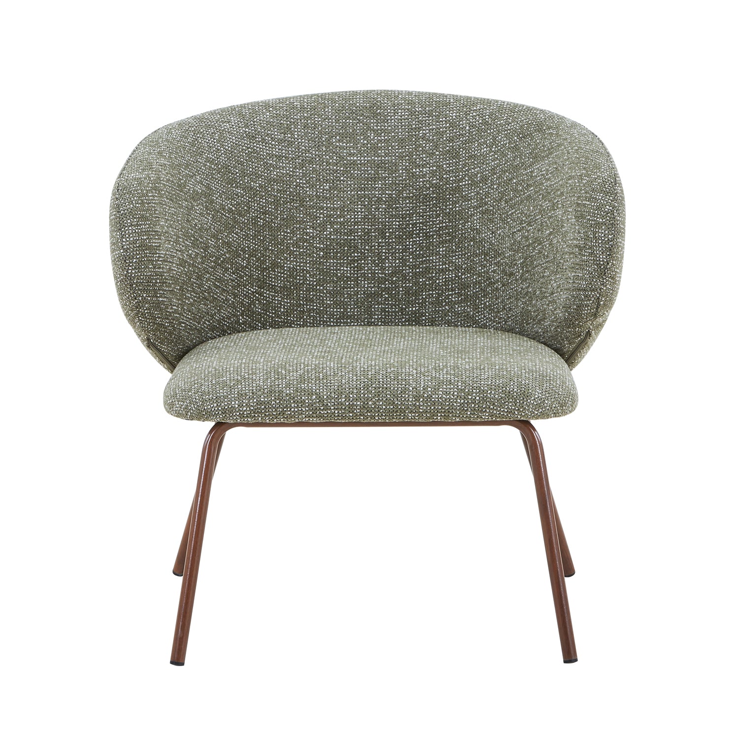 Poltrona Ginna Lino Verde, Natural Oscuro